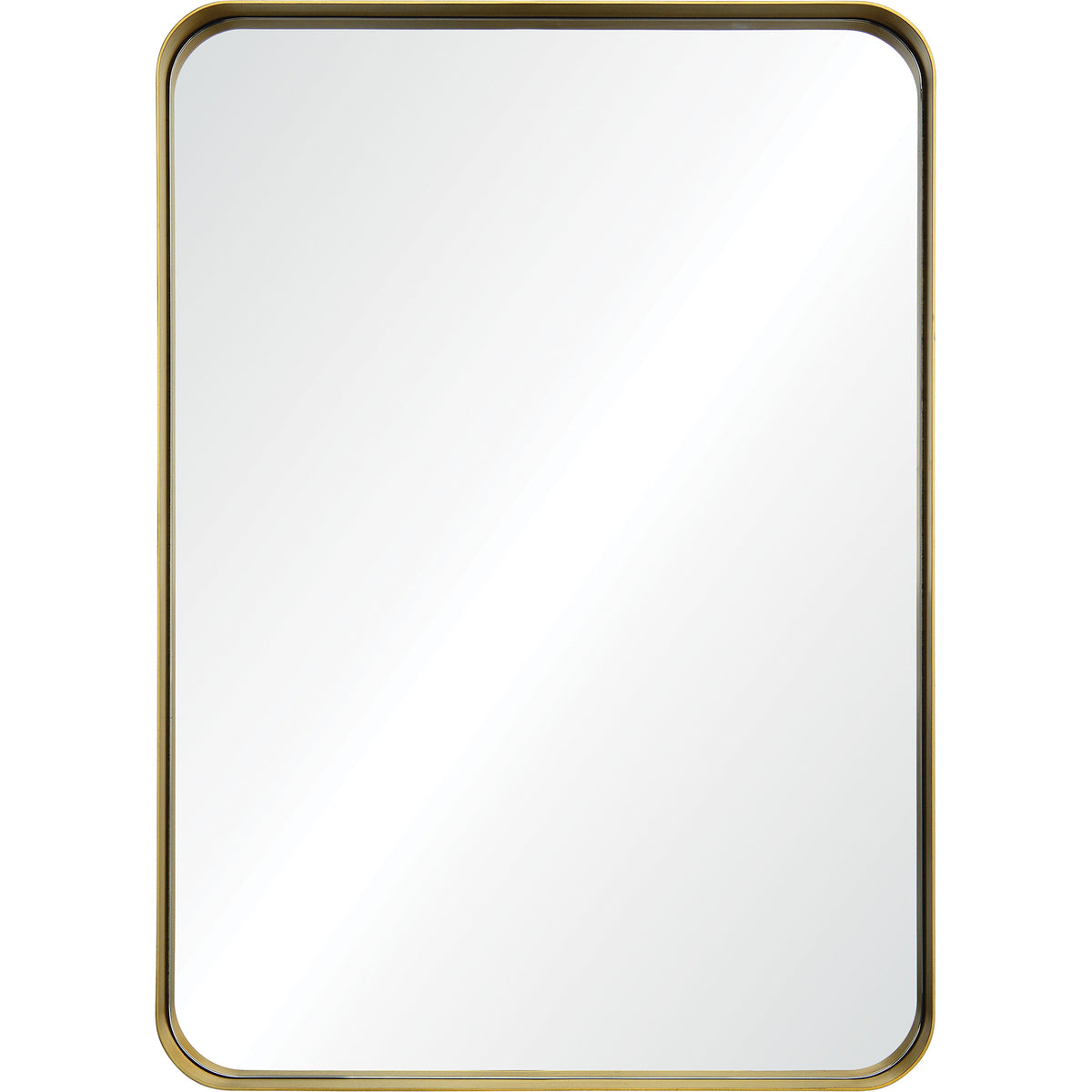 Barton 42" Tall Rectangle Wall Mirror, Yellow-Mirrors-DECOROLALA