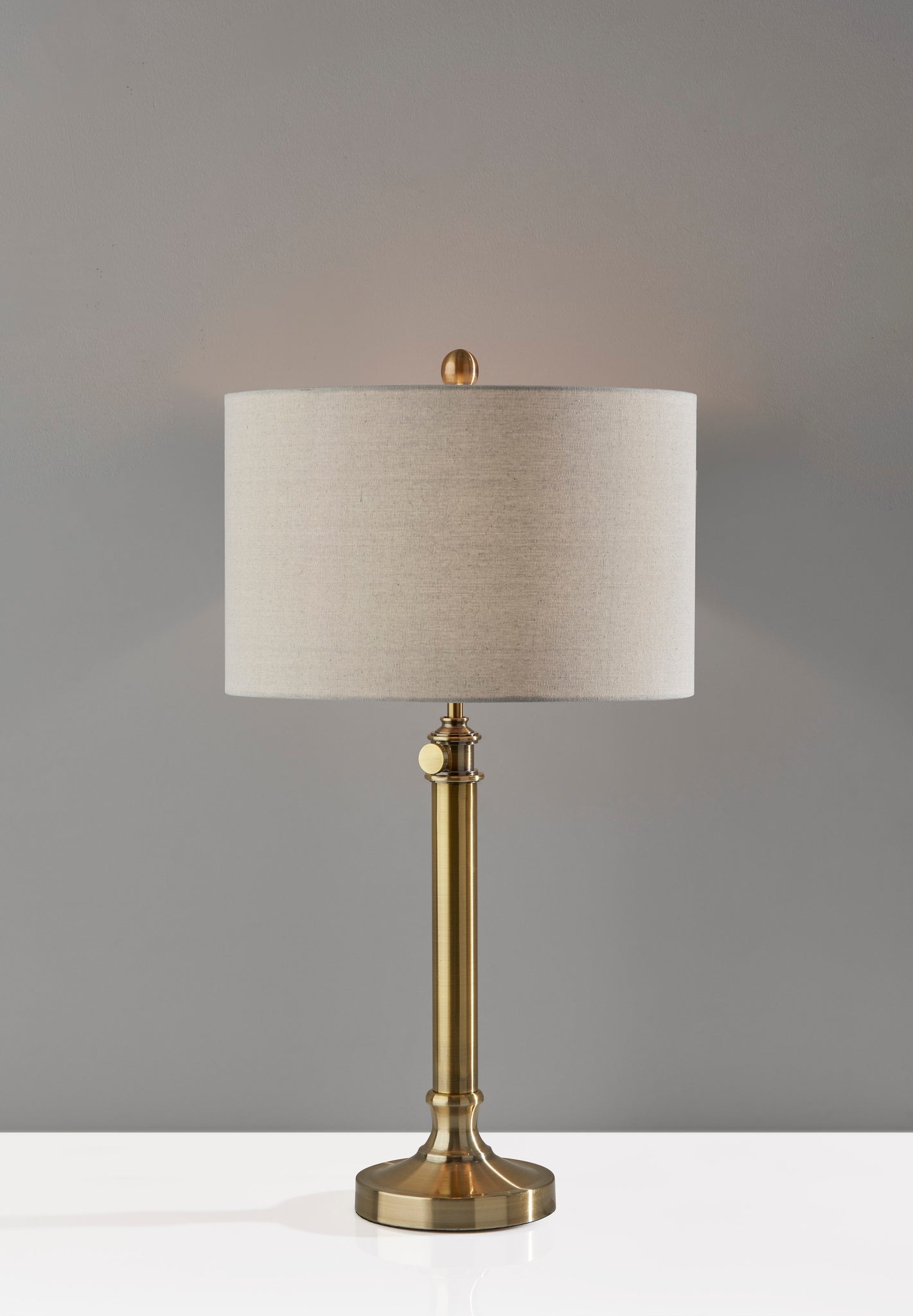 Barton Table Lamp - Brass Adjustable-Lighting-DECOROLALA