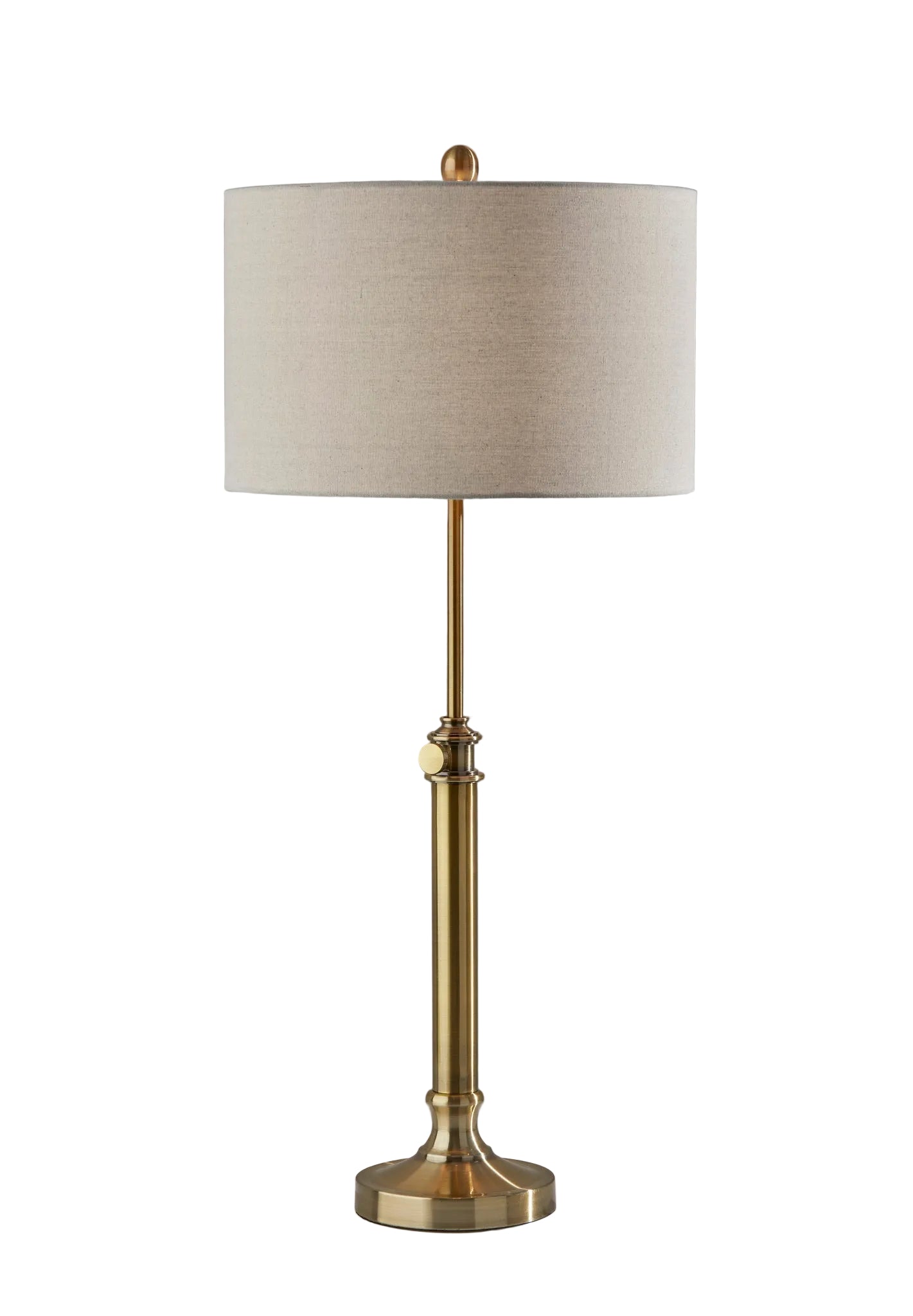 Barton Table Lamp - Brass Adjustable-Lighting-DECOROLALA