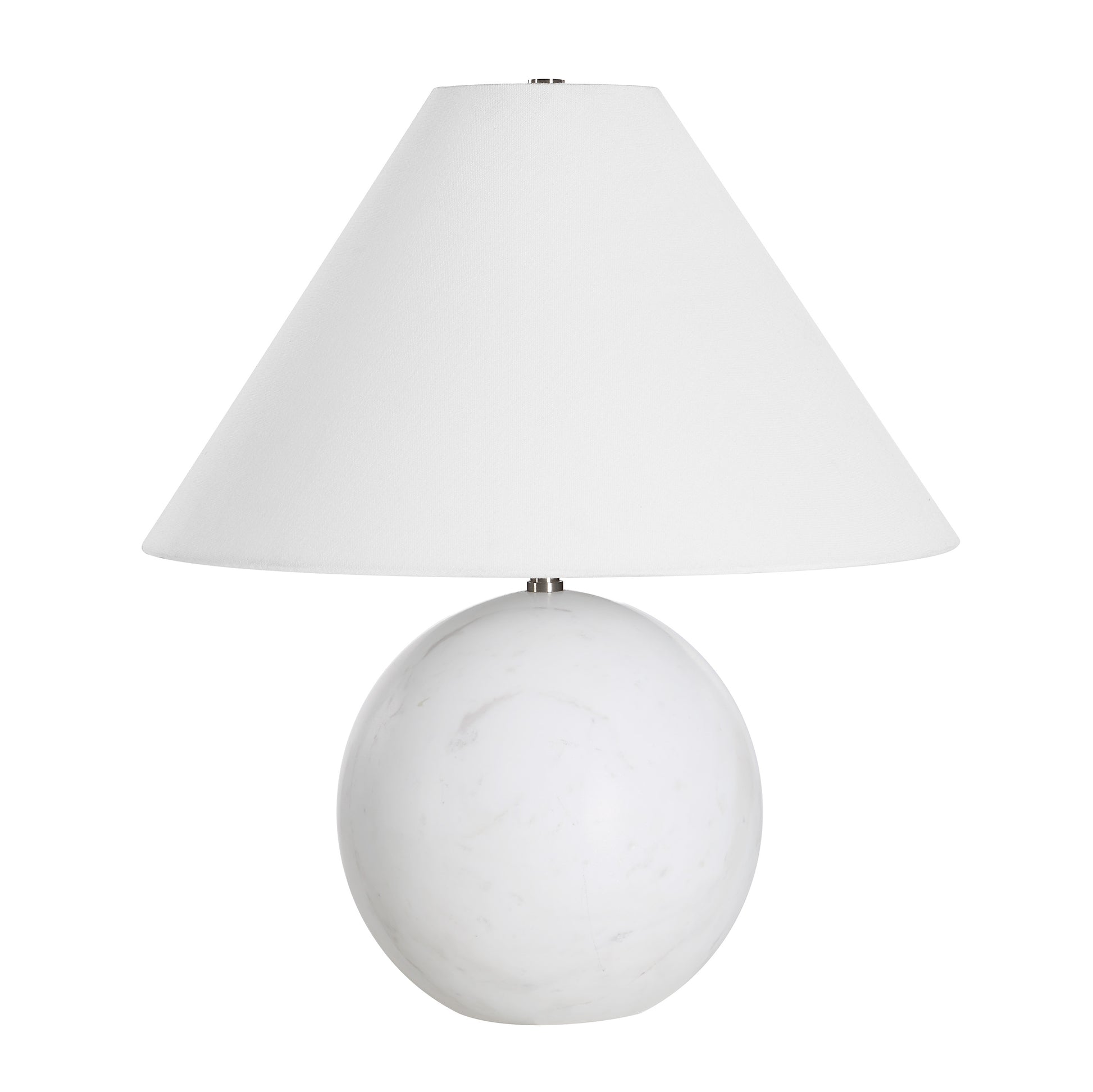 Basalla 19" Length Table Lamp, WHITE-Table Lamp-DECOROLALA