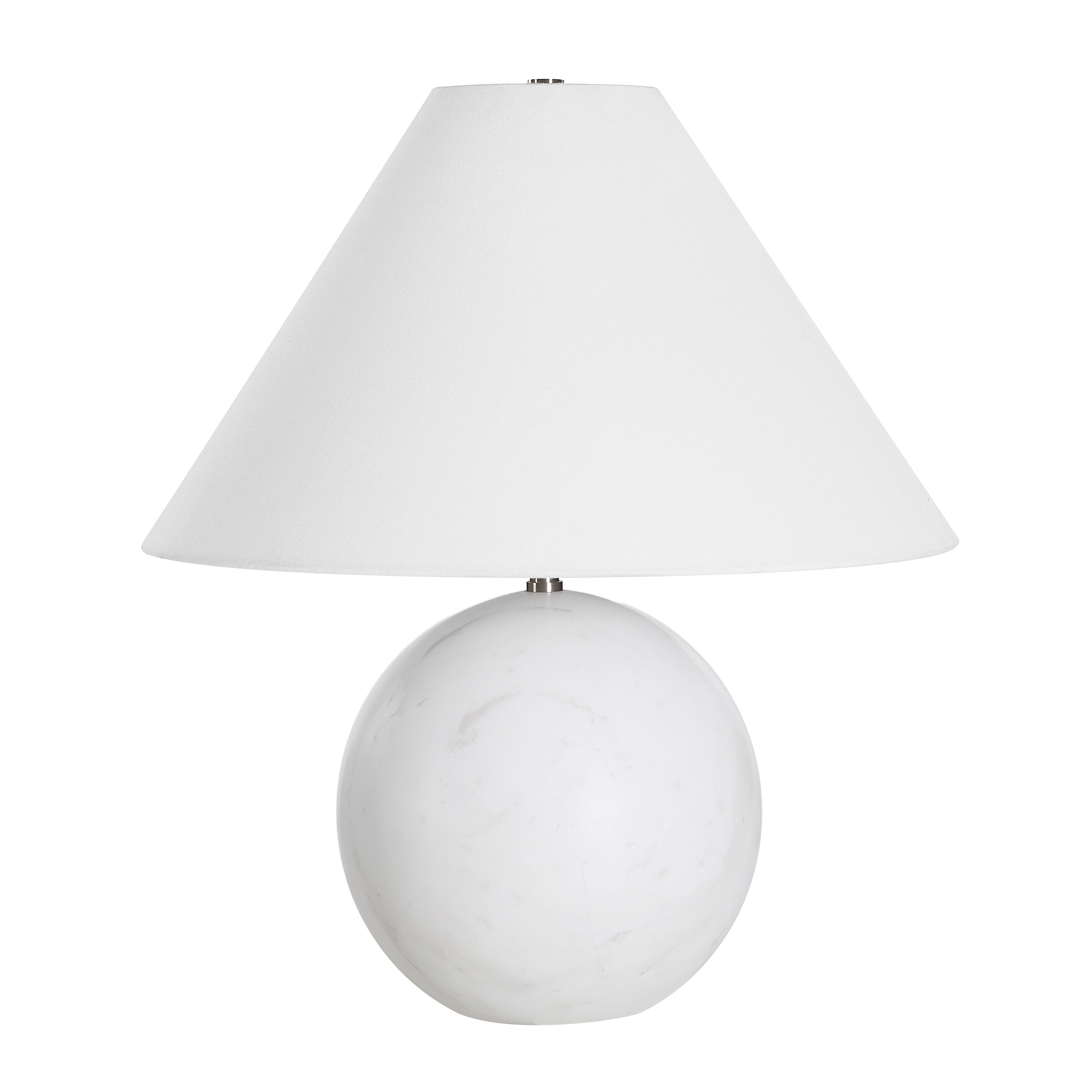 Basalla 19" Length Table Lamp, WHITE-Table Lamp-DECOROLALA