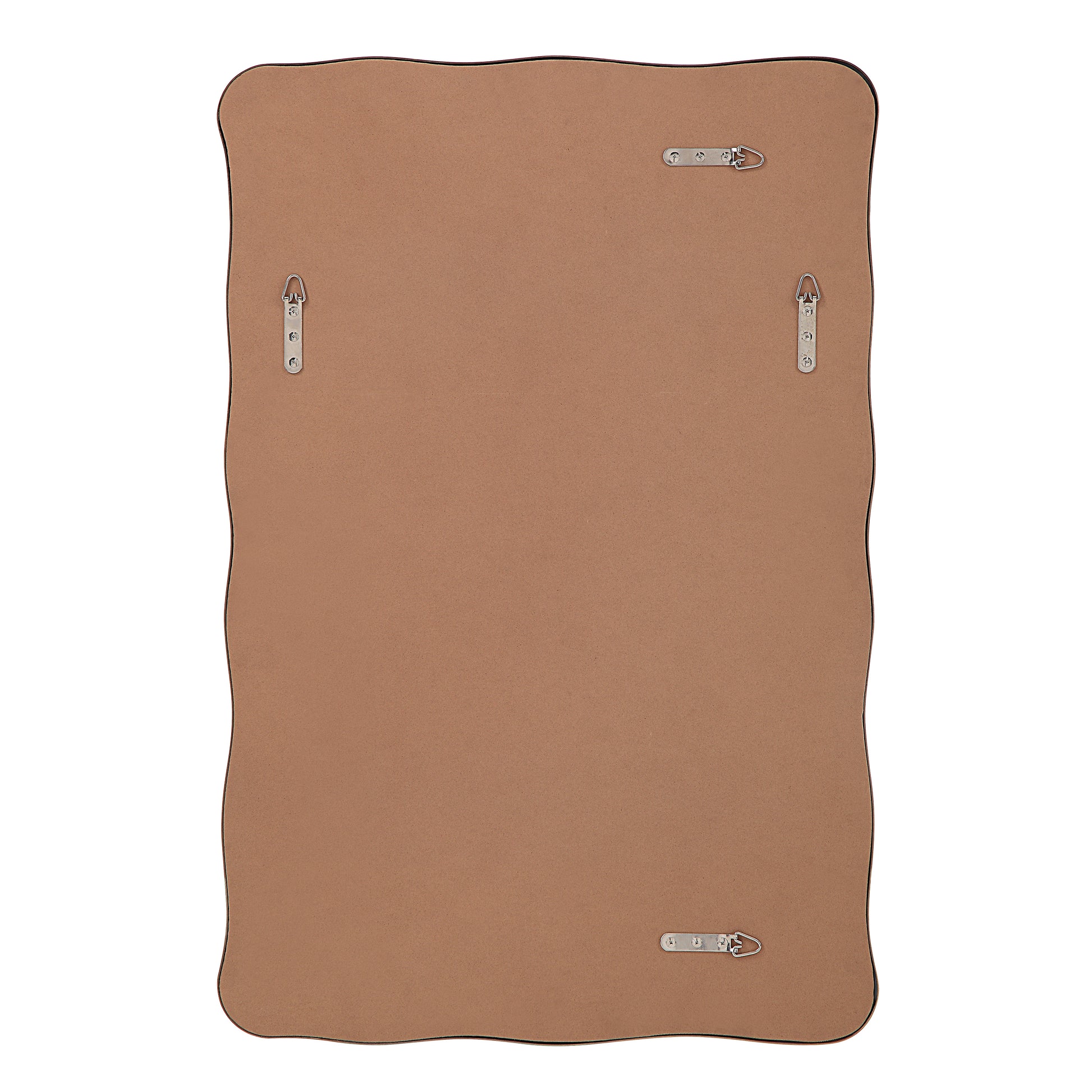 Basel 36" Tall Rectangular Irregular Mirror, Antique Brushed Brass-Mirror-DECOROLALA