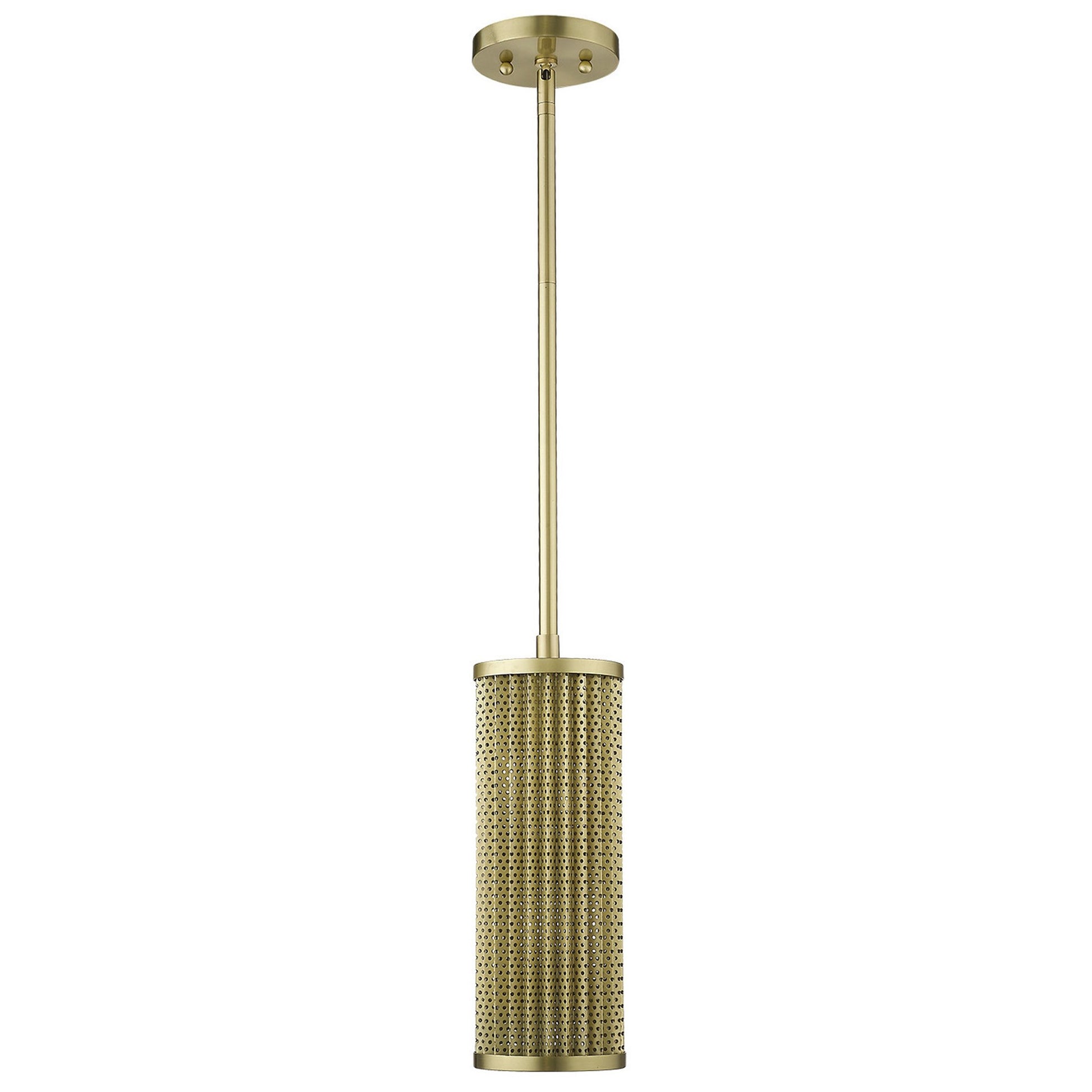 Basetti 1-Light Gold Pendant-Pendants-Hanging Lights-DECOROLALA