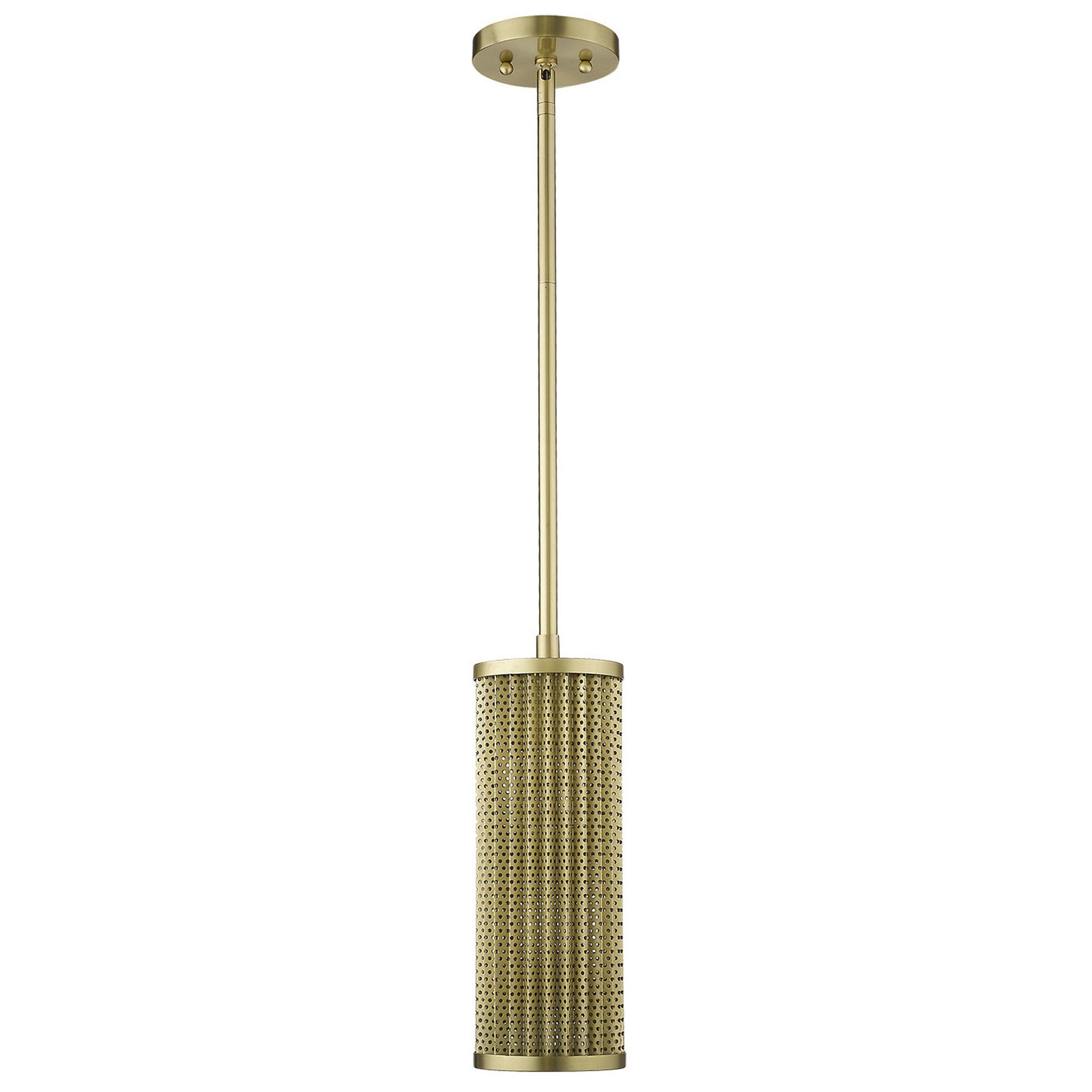Basetti 1-Light Gold Pendant-Pendants-Hanging Lights-DECOROLALA