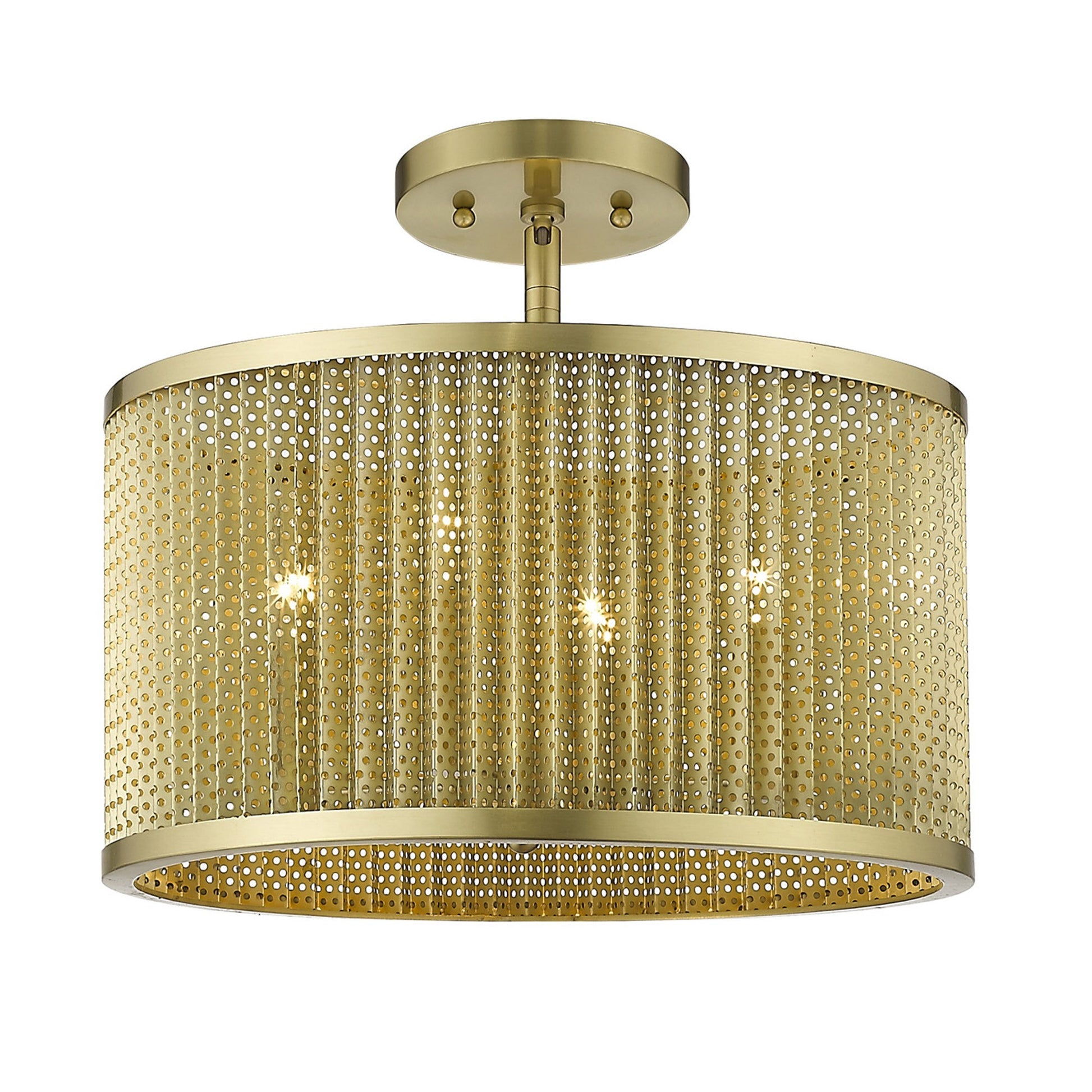 Basetti 4-Light Gold Convertible Pendant-Pendants-Hanging Lights-DECOROLALA