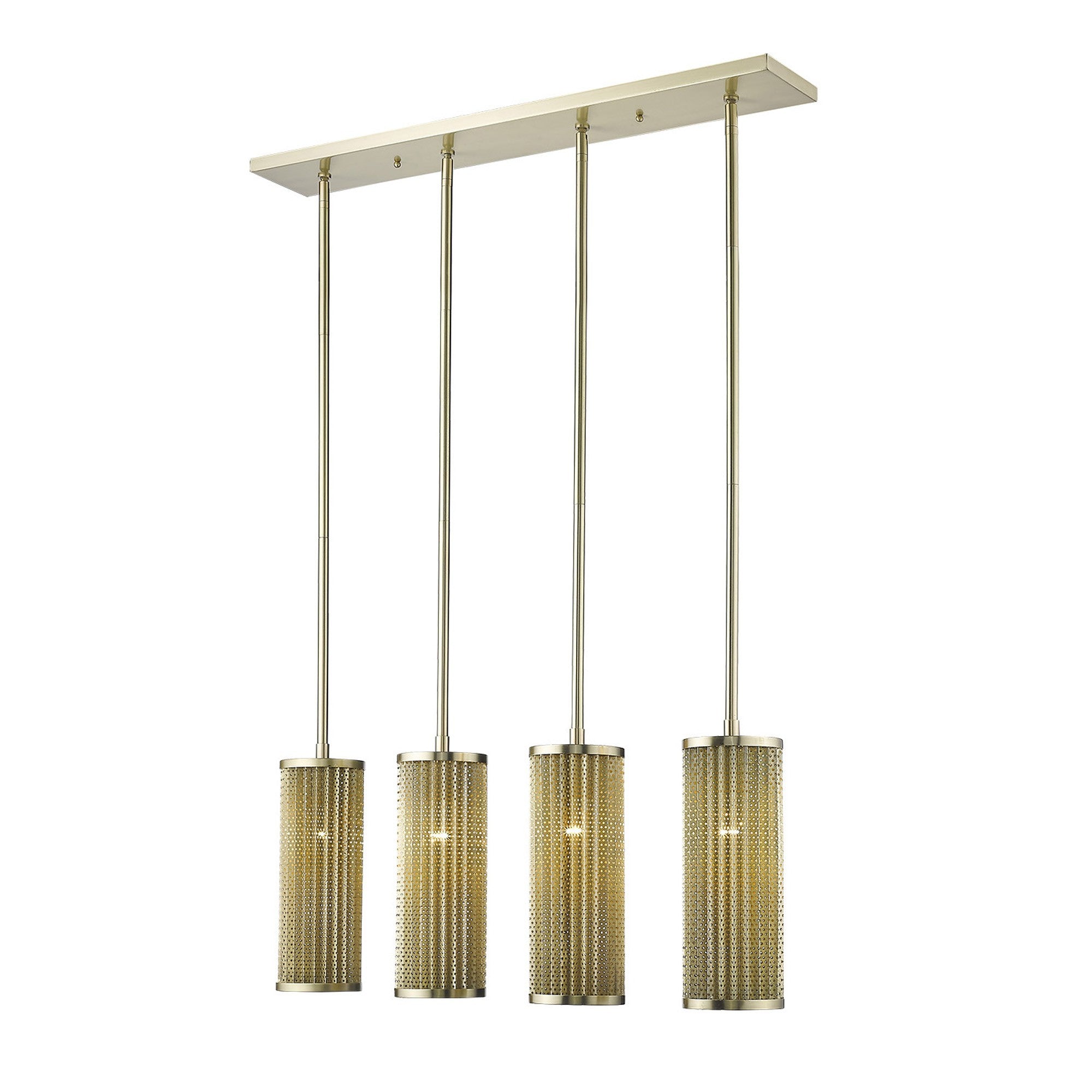 Basetti 4-Light Gold Pendant-Pendants-Hanging Lights-DECOROLALA