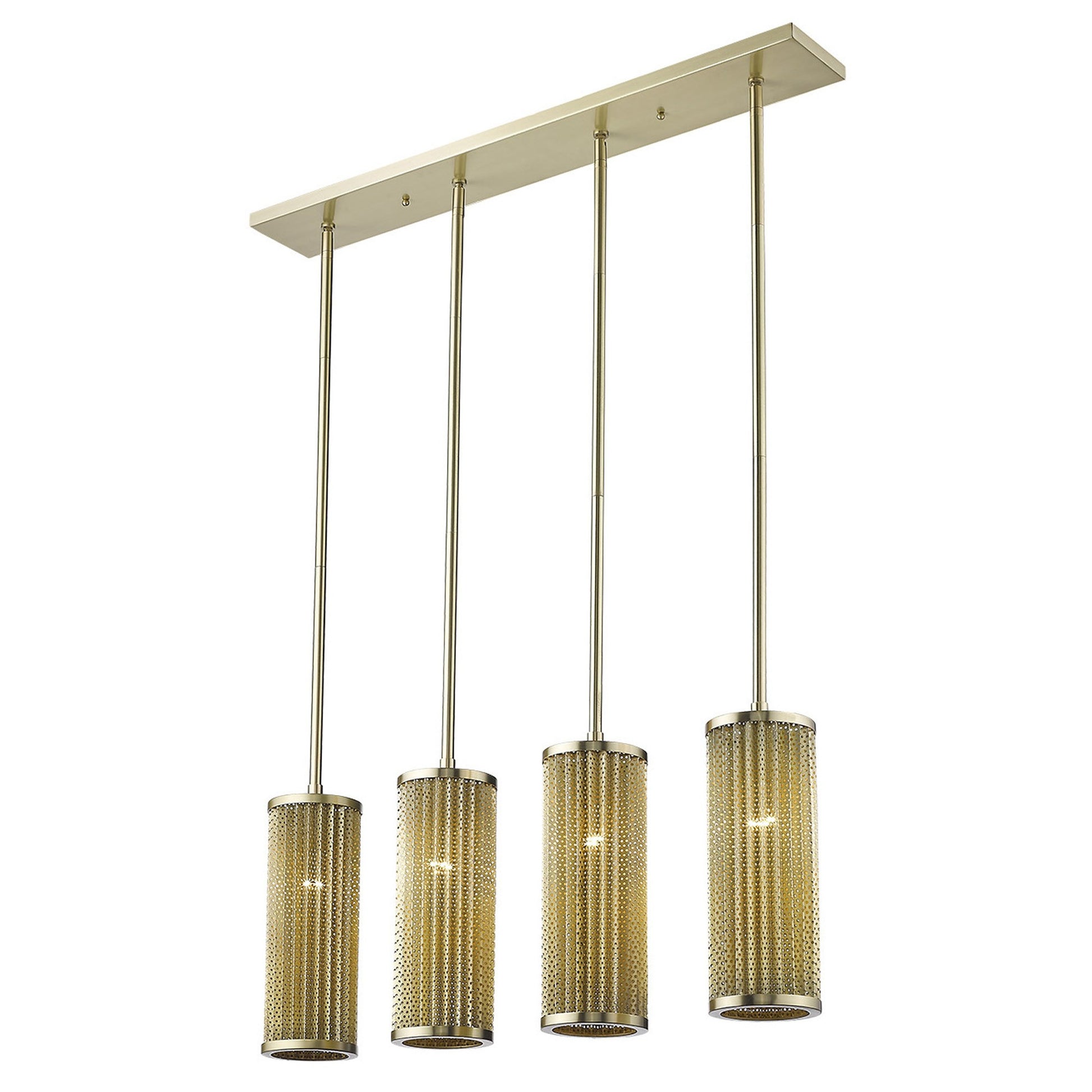 Basetti 4-Light Gold Pendant-Pendants-Hanging Lights-DECOROLALA