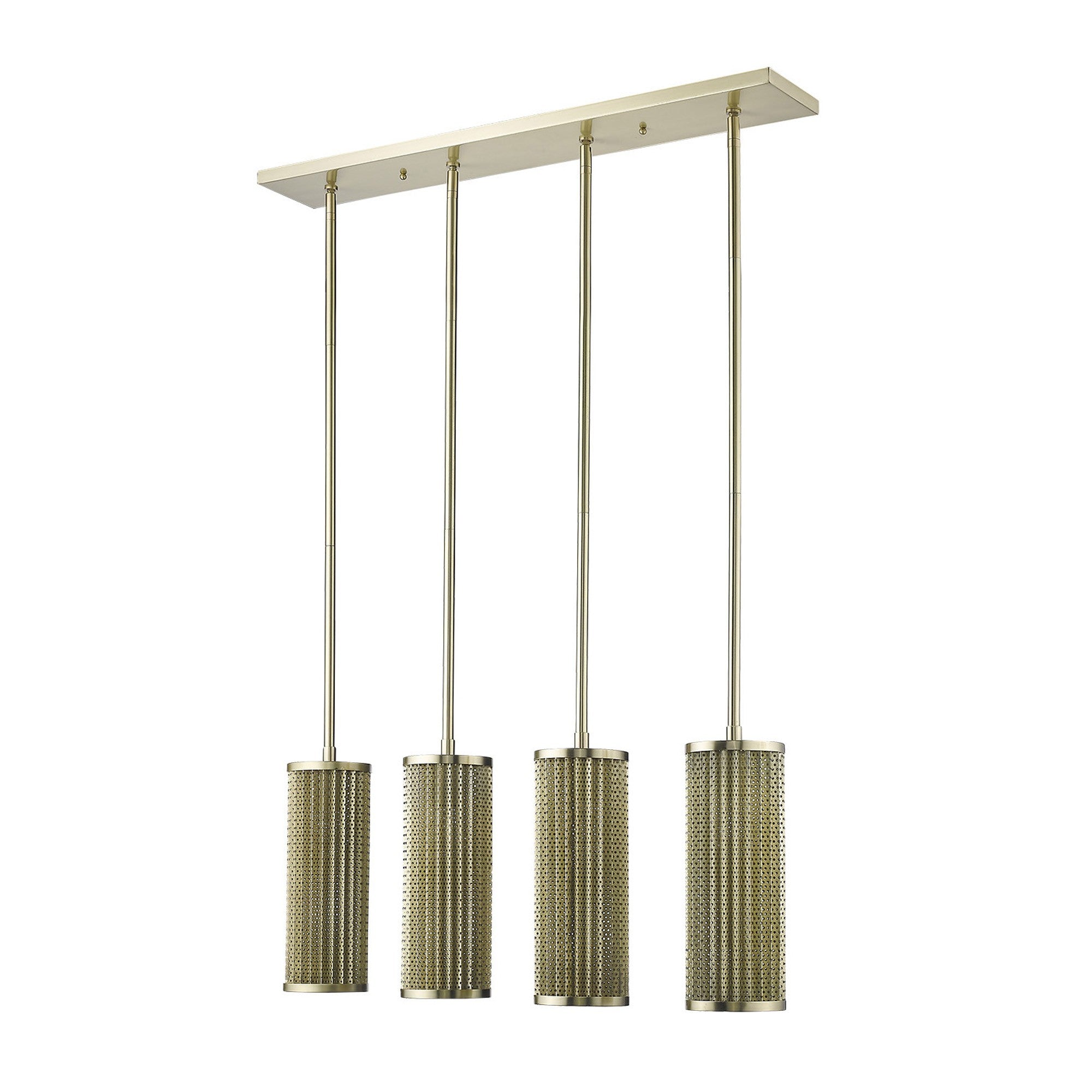 Basetti 4-Light Gold Pendant-Pendants-Hanging Lights-DECOROLALA
