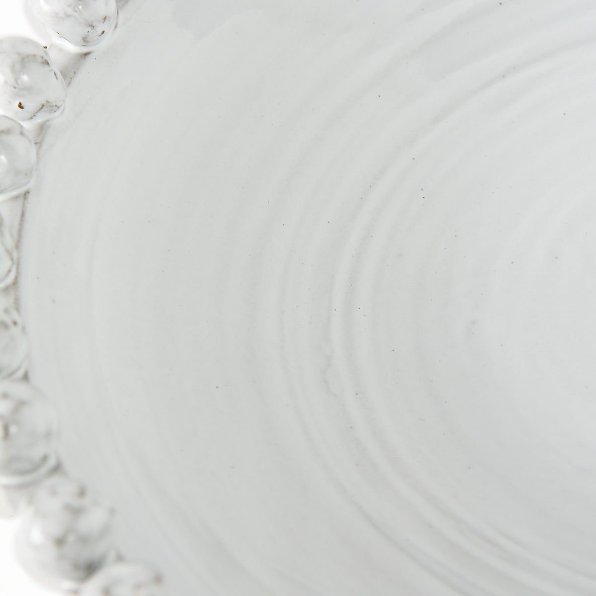 Basin 16" Round Off-White Glazed Decorative Bowl-Bowls-DECOROLALA
