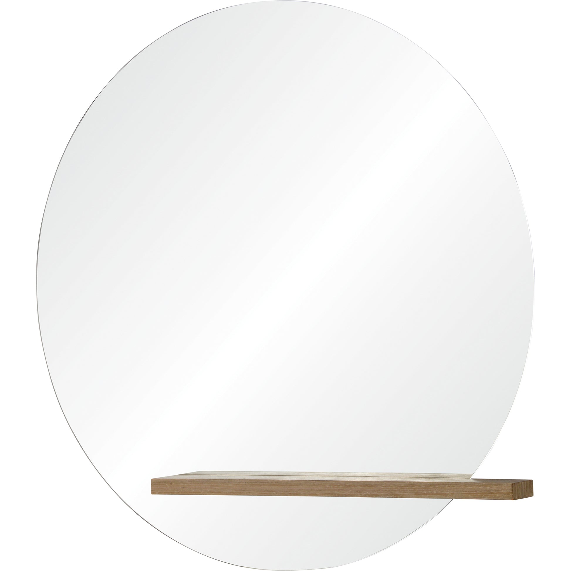 Bassett 36" Tall Round Wall Mirror-Mirror-DECOROLALA