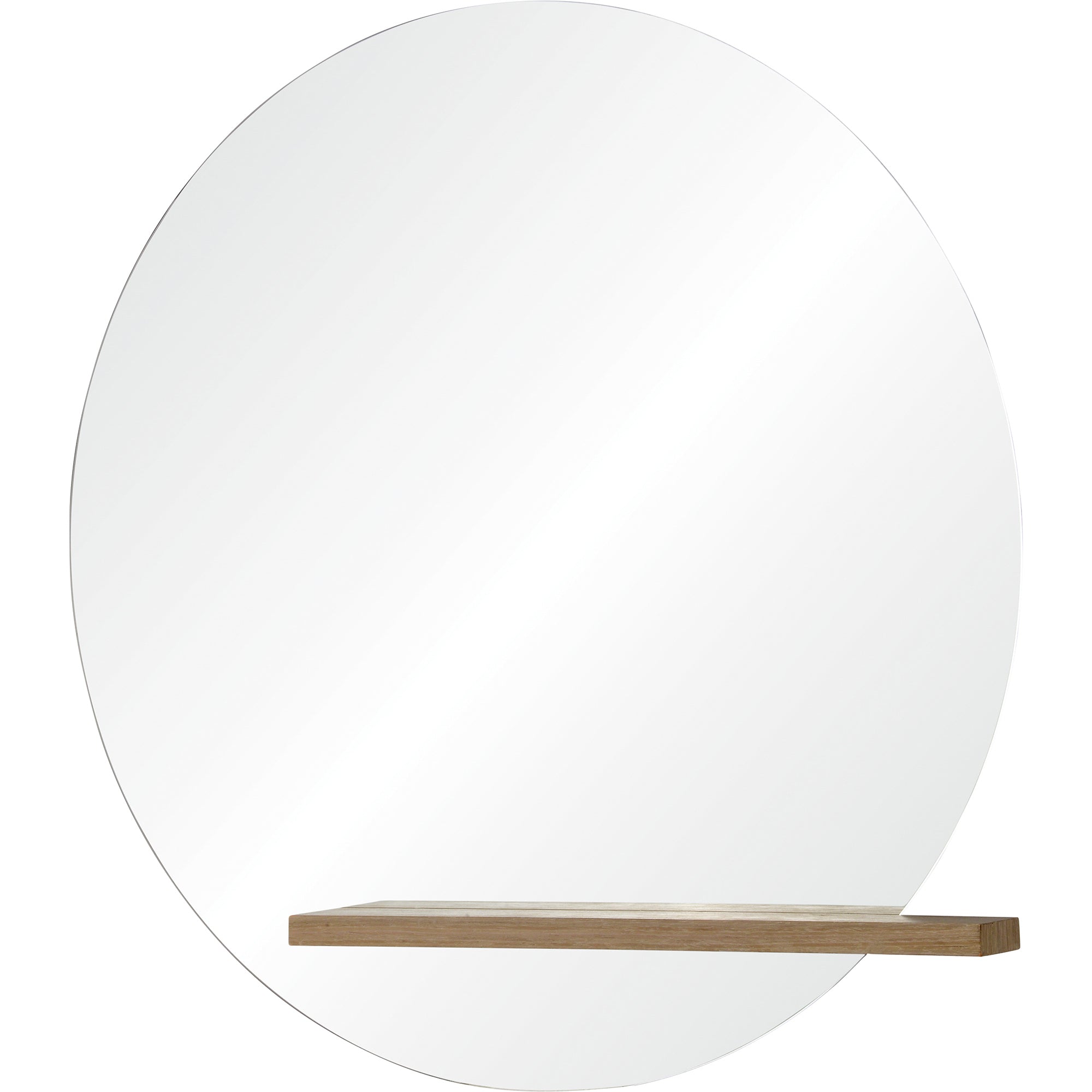 Bassett 36" Tall Round Wall Mirror-Mirror-DECOROLALA