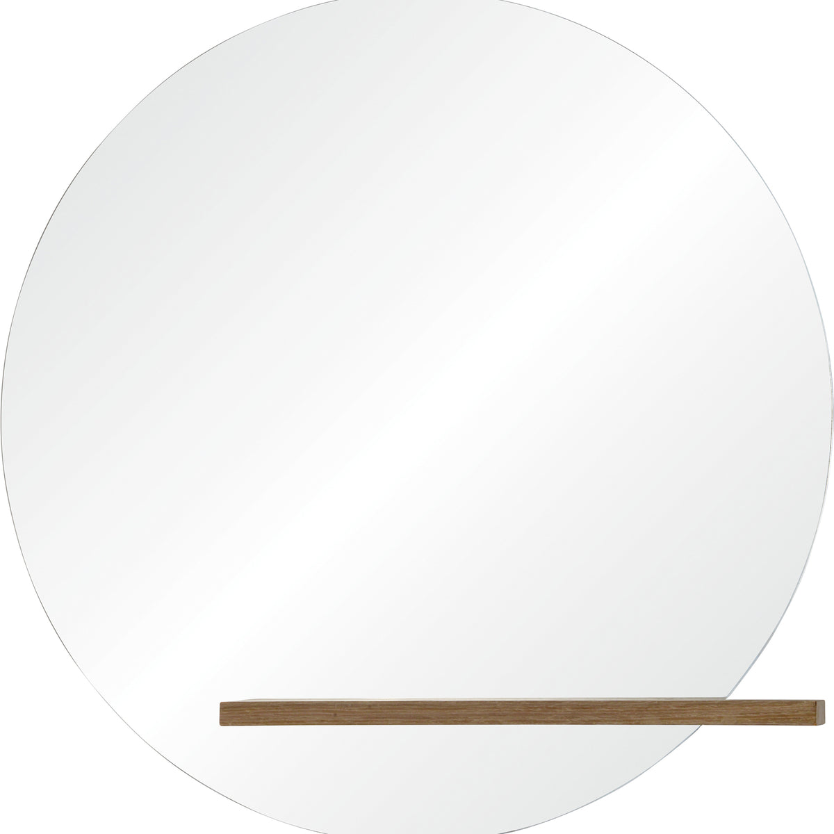Bassett 36" Tall Round Wall Mirror-Mirrors-DECOROLALA