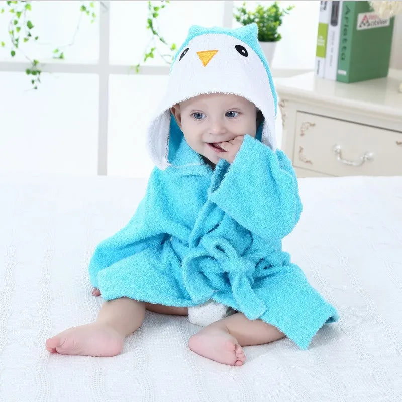 Bathrobe baby animal shape-Bath Towels-DECOROLALA