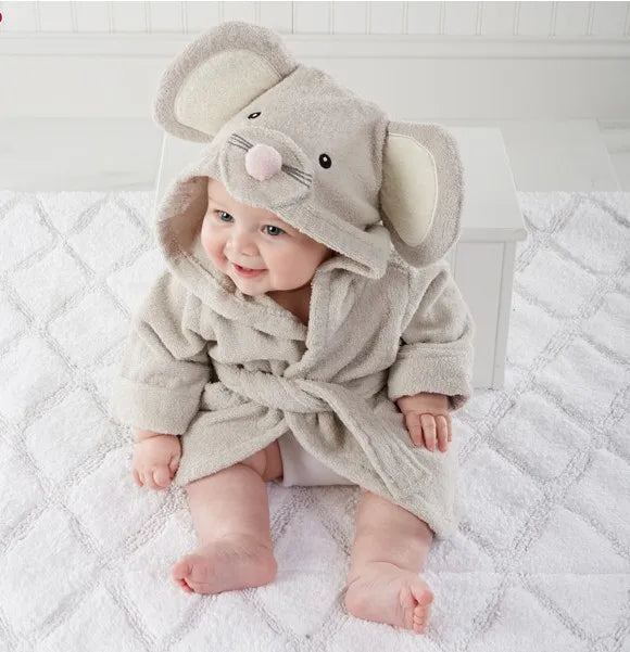 Bathrobe baby animal shape-Bath Towels-DECOROLALA