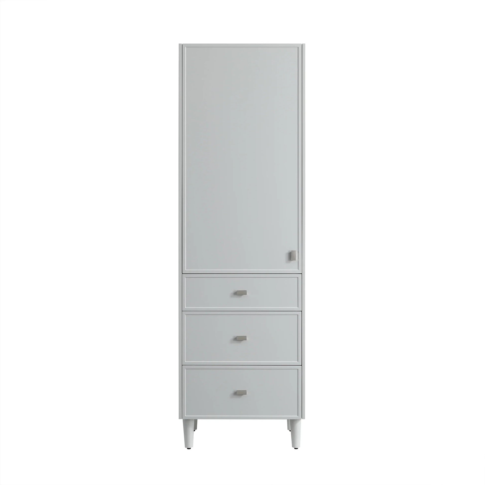 Bathroom Freestanding Linen Cabinet - Hampton Grey-Migration_Bathroom Vanities-DECOROLALA