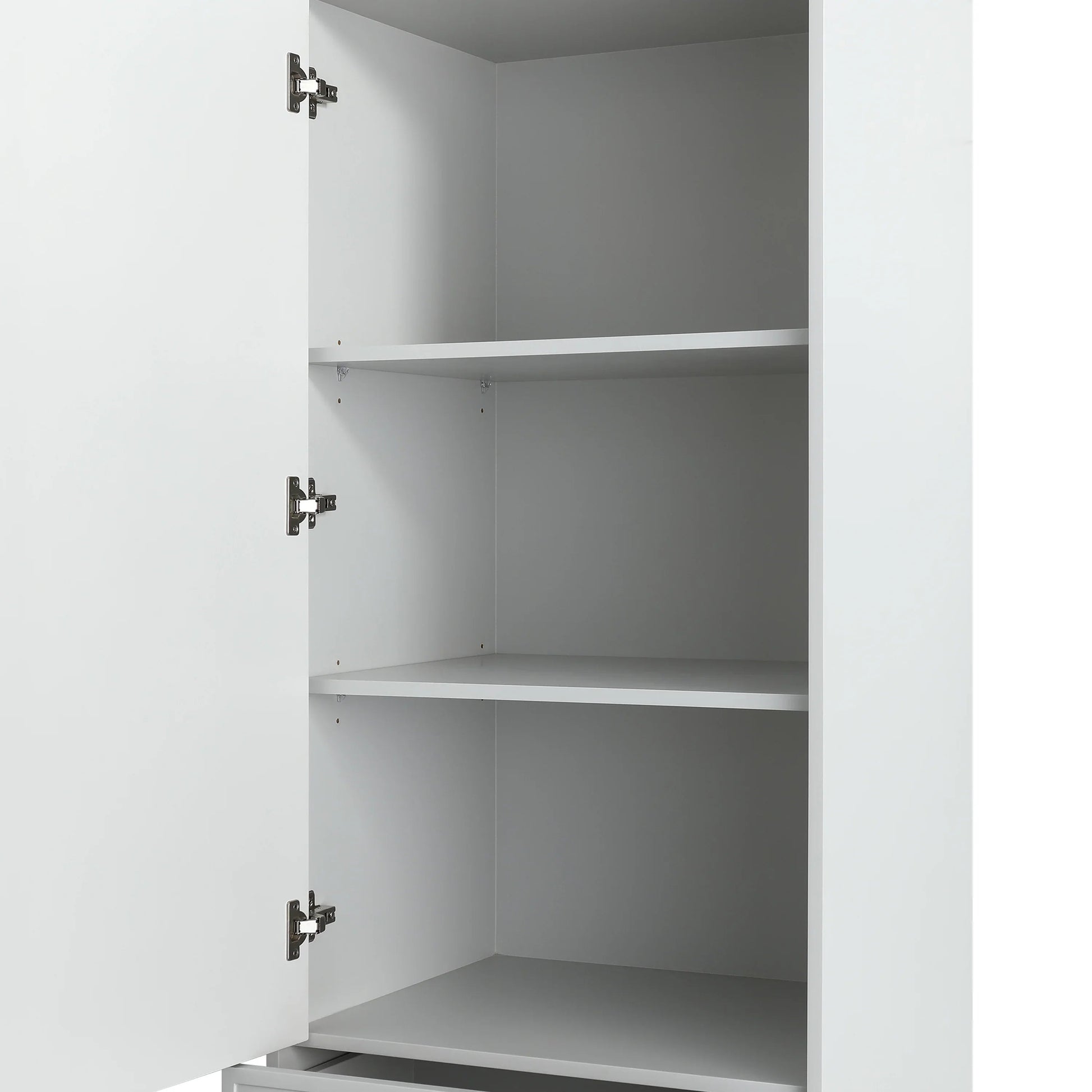 Bathroom Freestanding Linen Cabinet - Hampton Grey-Migration_Bathroom Vanities-DECOROLALA