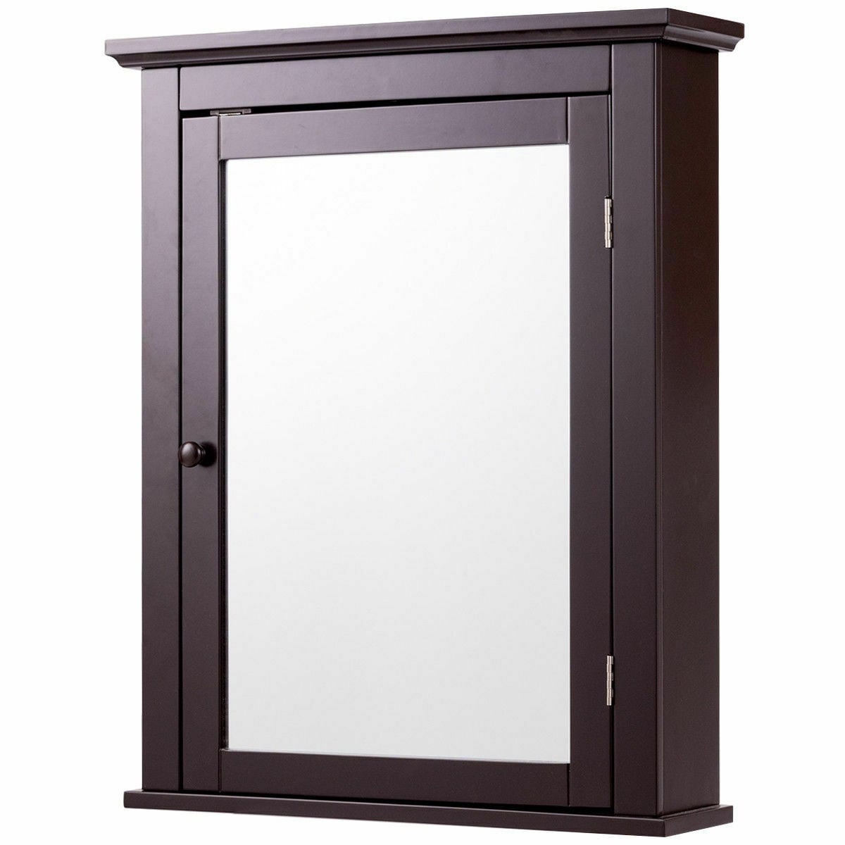 Bathroom Wall Mounted Storage Mirror Medicine Cabinet-Wall Cabinets-DECOROLALA