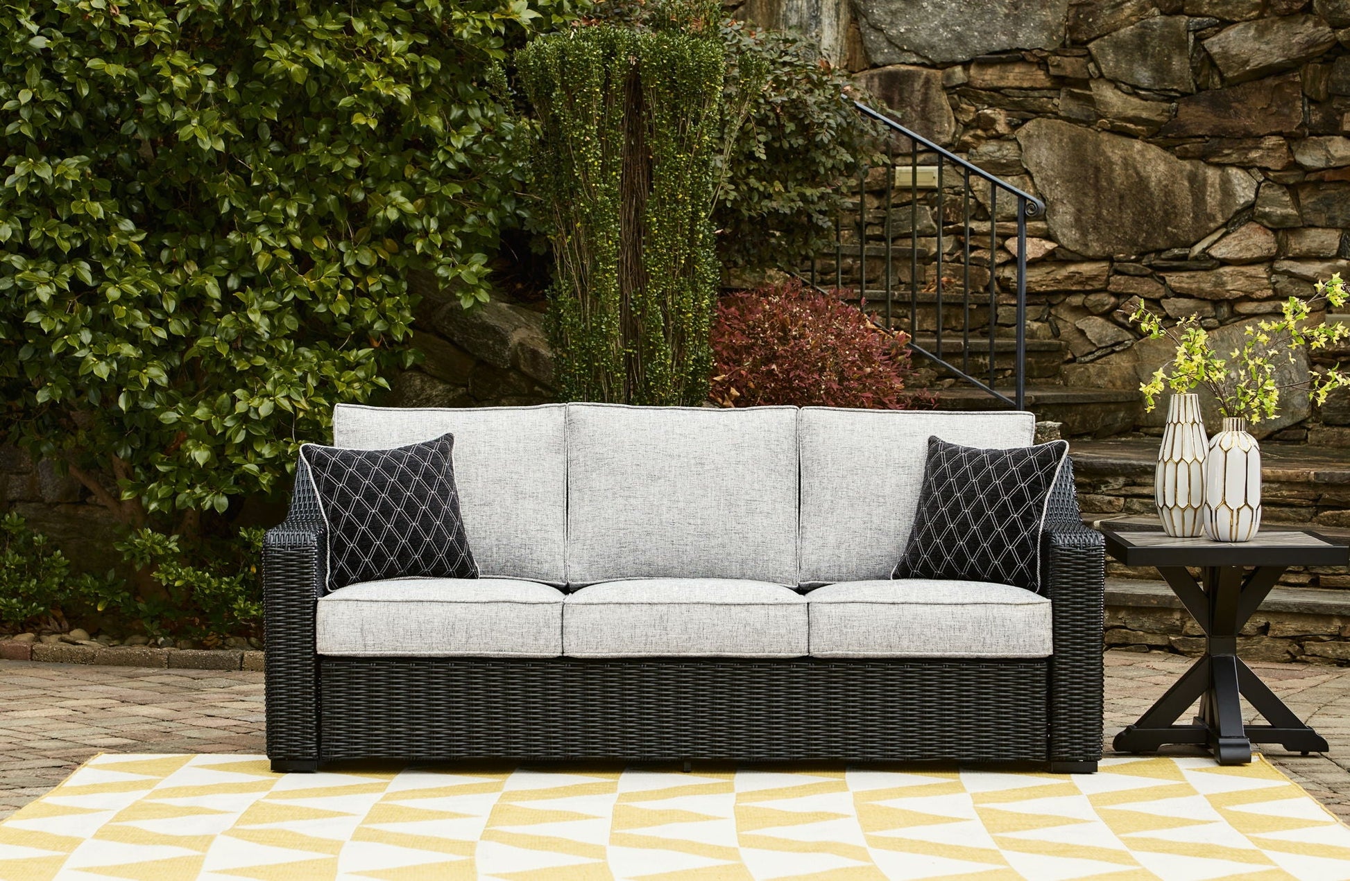 Beachcroft Sofa With Cushion - Beige 82"W-Sofas-DECOROLALA