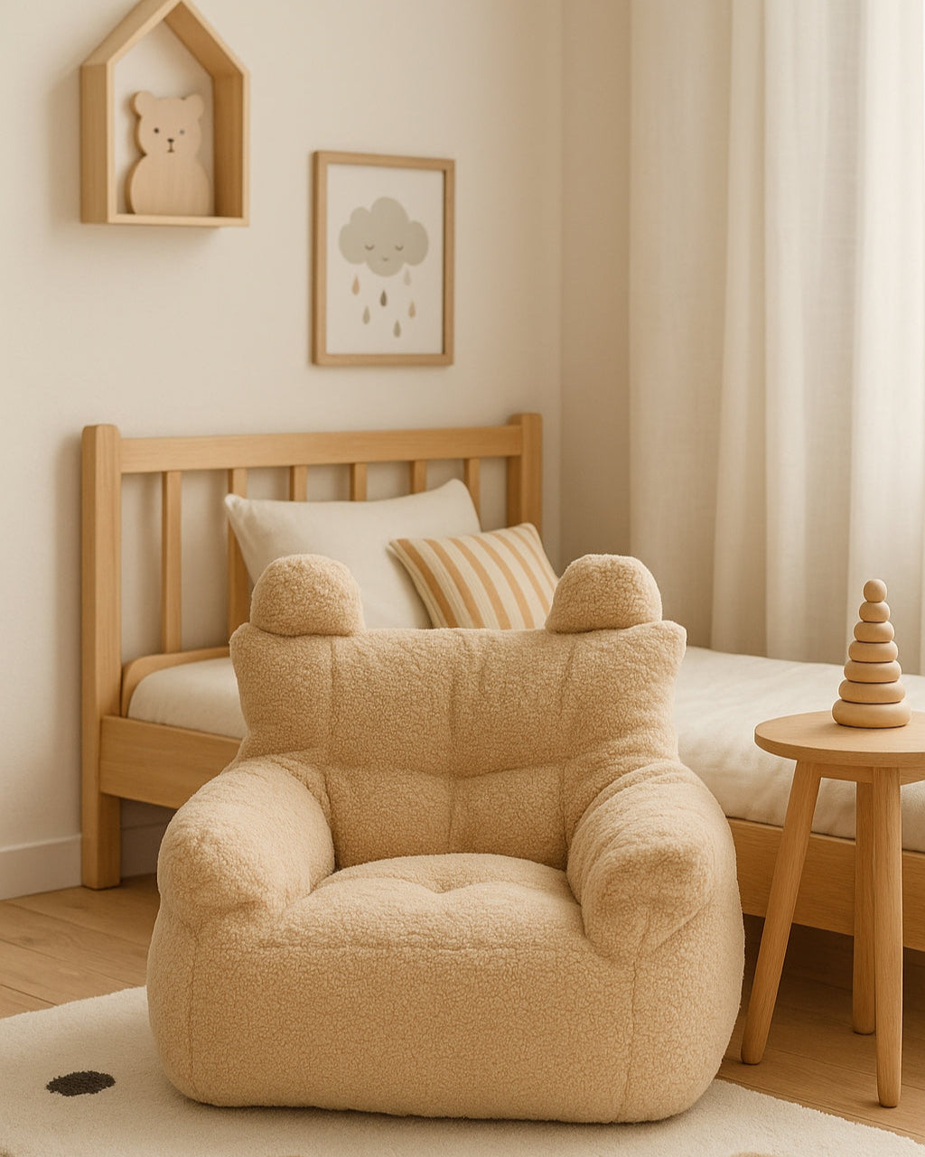 Bear Shaped Lazy Sofa Bean Bag-Bean Bag Chairs-DECOROLALA