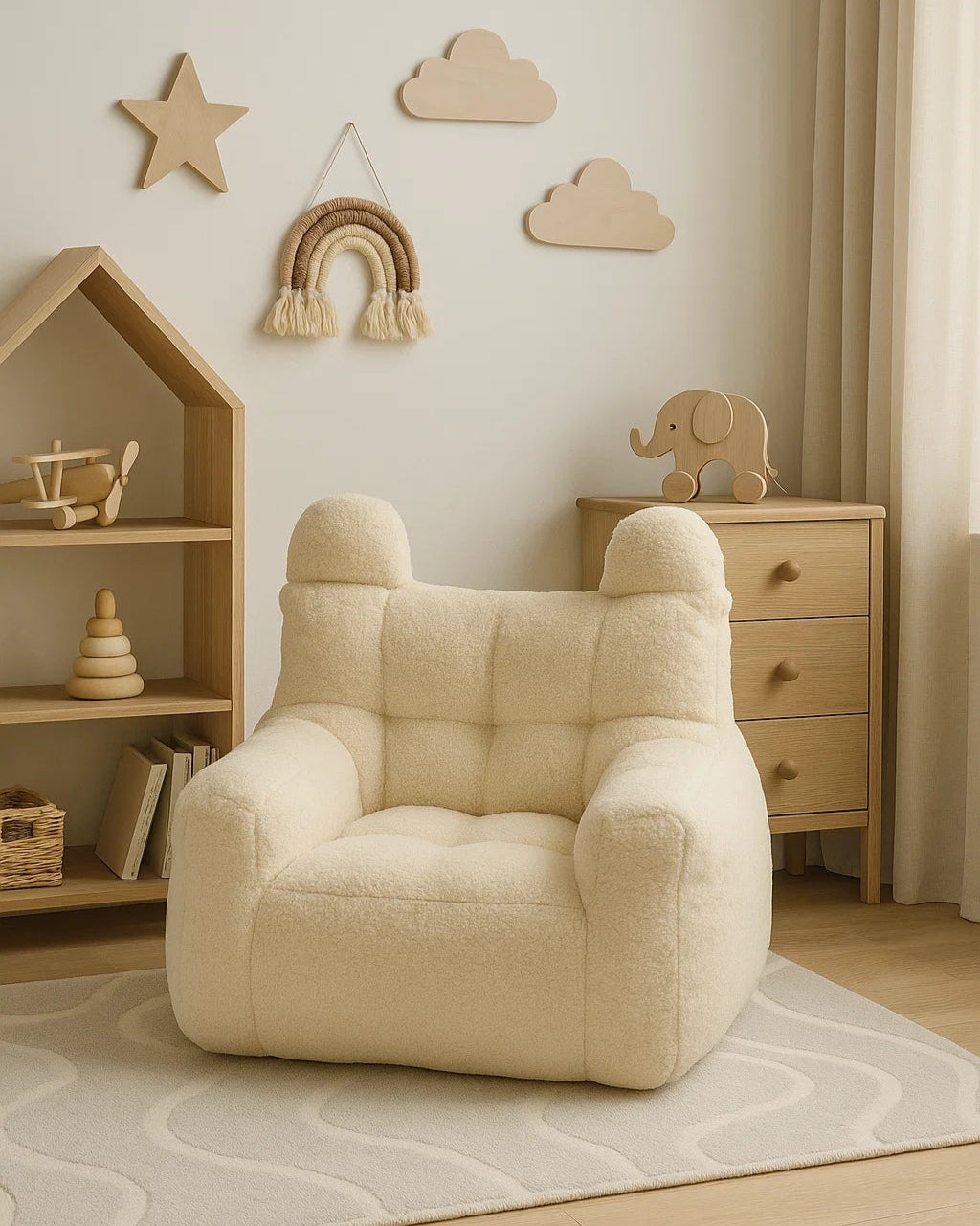Bear Shaped Lazy Sofa Bean Bag-Bean Bag Chairs-DECOROLALA