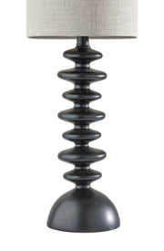 Beatrice Tall Table Lamp - Black 28.5"-Lighting-DECOROLALA