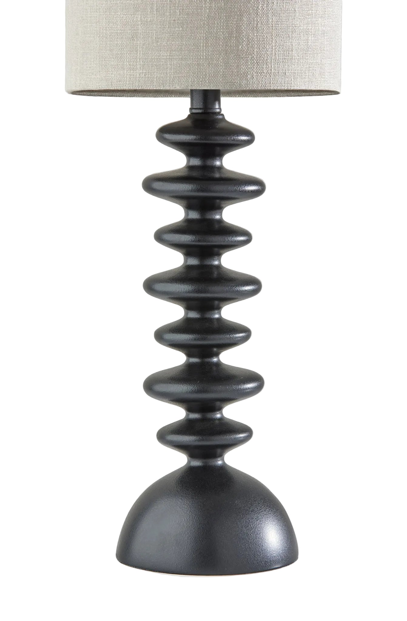 Beatrice Tall Table Lamp - Black 28.5"-Lighting-DECOROLALA