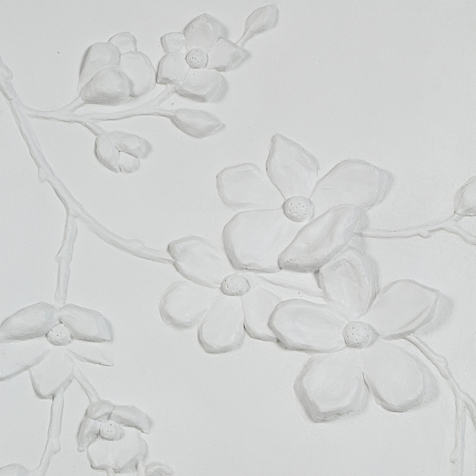 Beaudelaire 20" Wide Wall Decor, Matte White-Wall Art-DECOROLALA