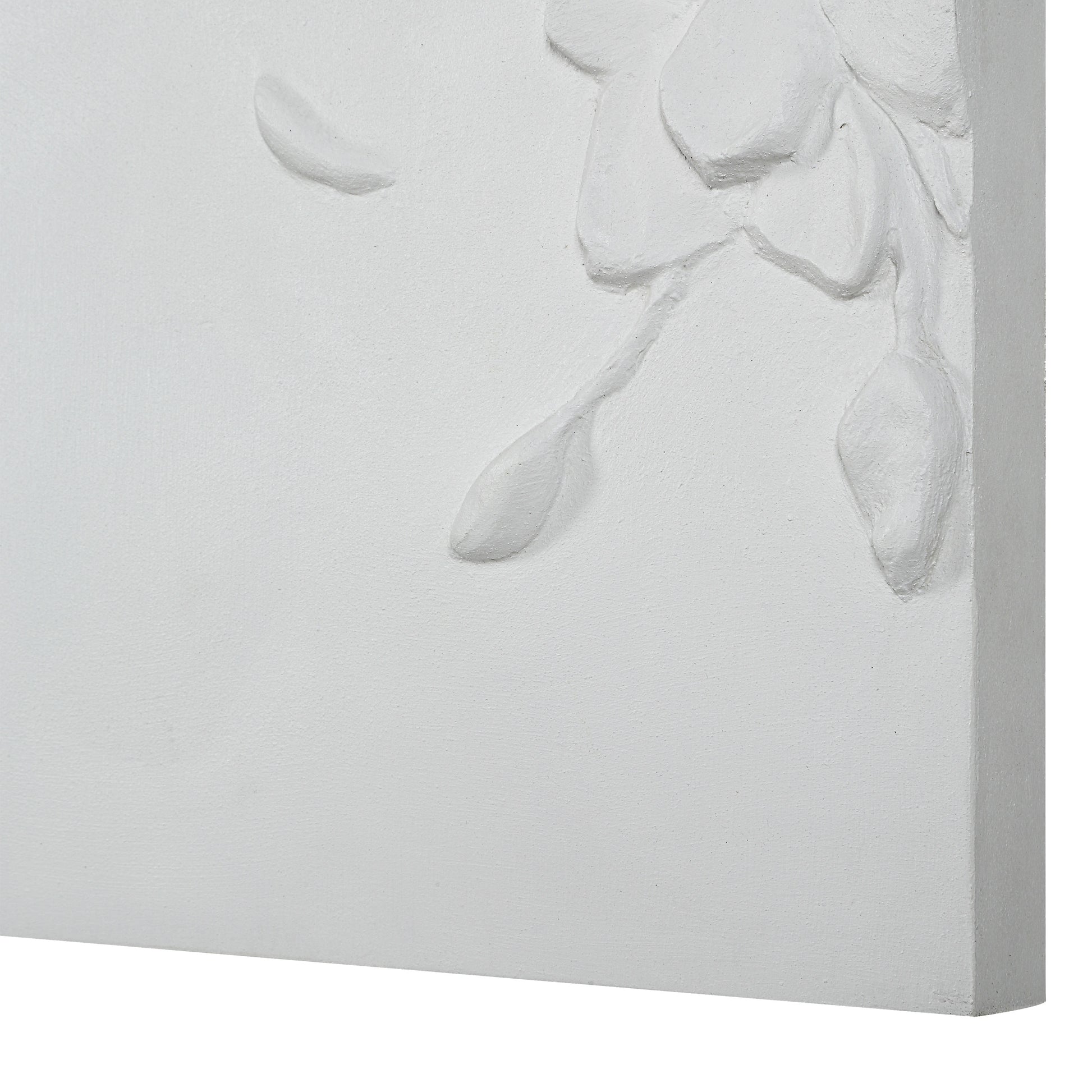 Beaudelaire 20" Wide Wall Decor, Matte White-Wall Art-DECOROLALA
