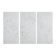Beaudelaire 20" Wide Wall Decor, Matte White-Wall Art-DECOROLALA
