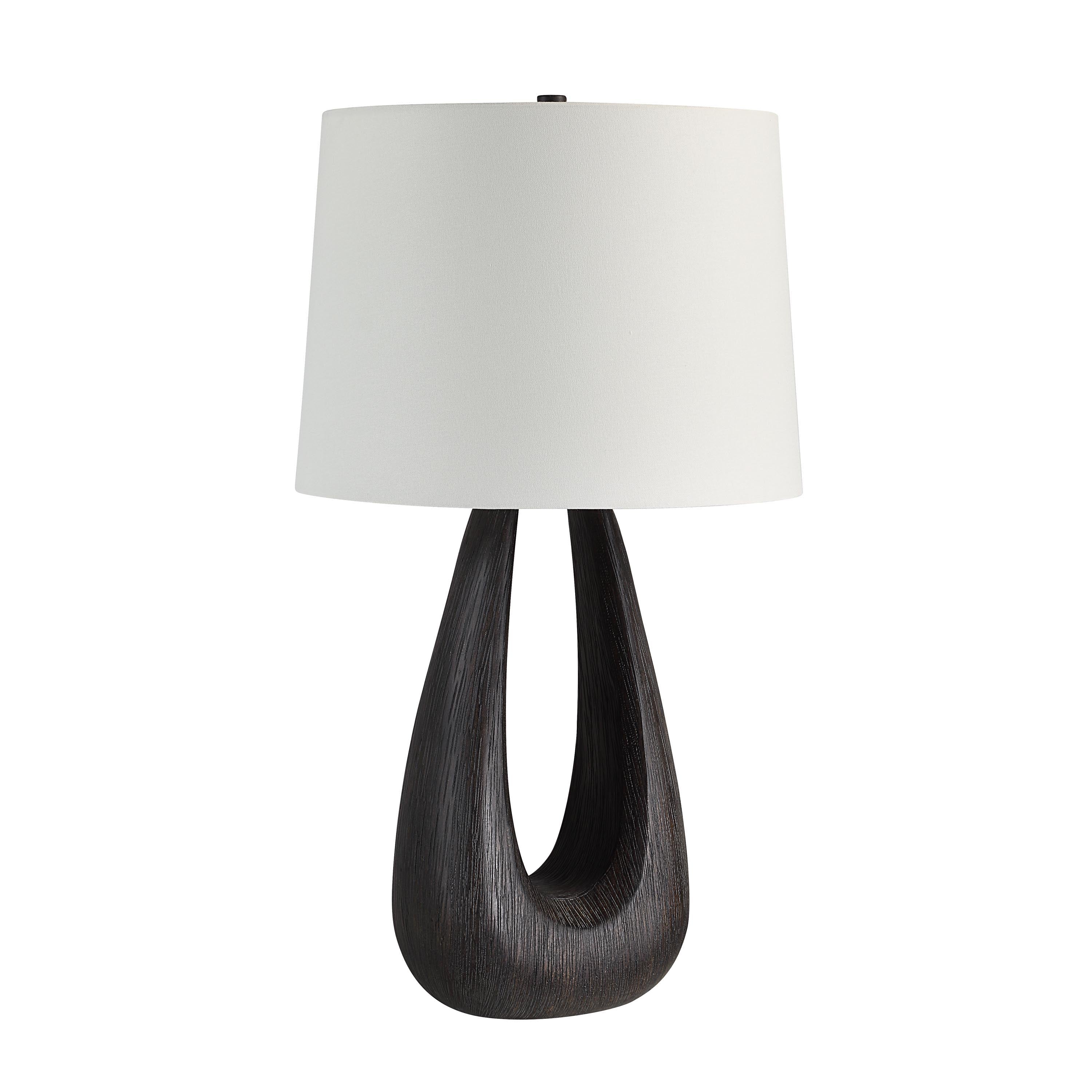 Beckham 29.5" Table Lamp with Linen Shade-Table Lamp-DECOROLALA