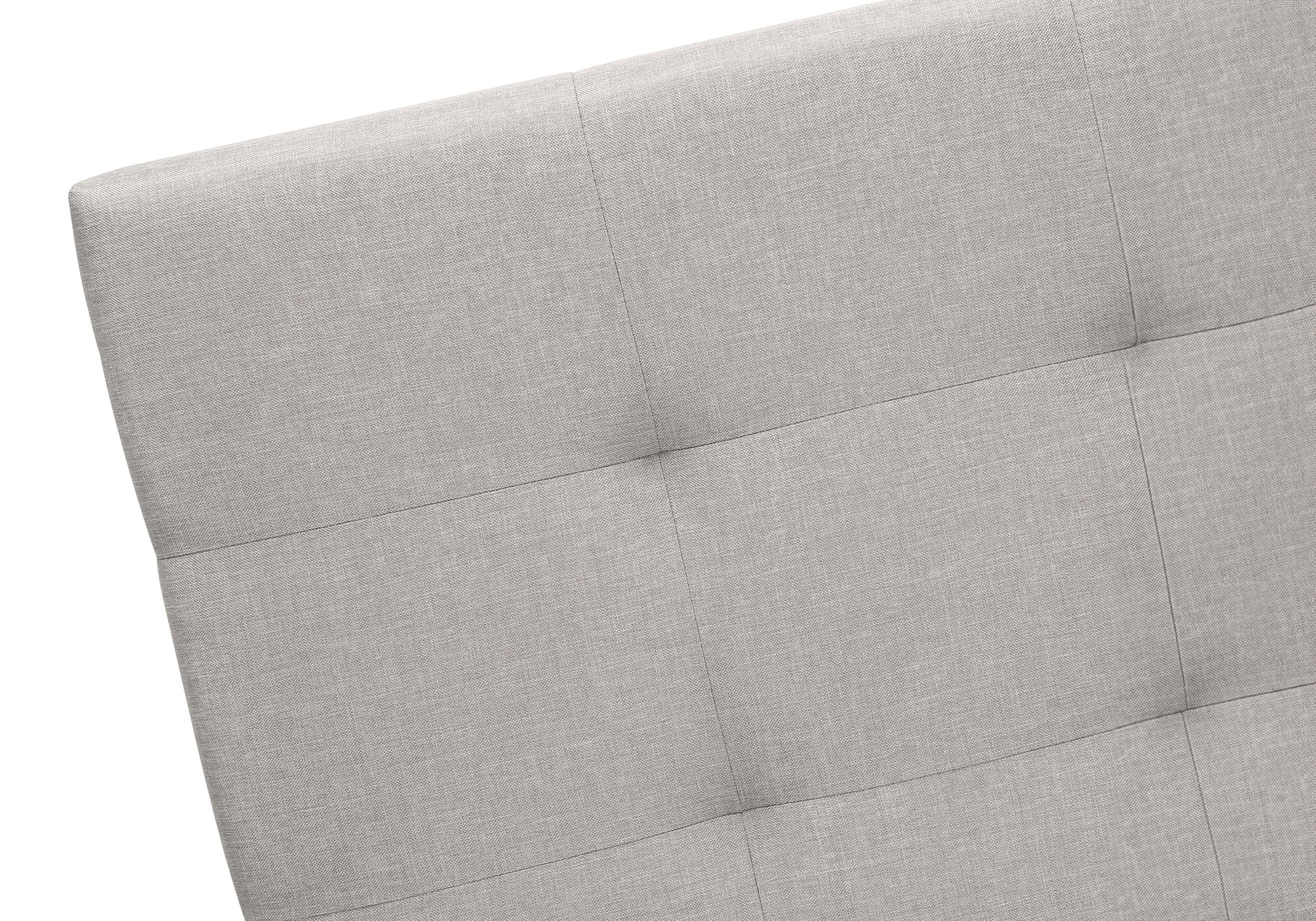 Bed - Queen Size / Grey Linen With 2 Storage Drawers-Standard Beds-DECOROLALA