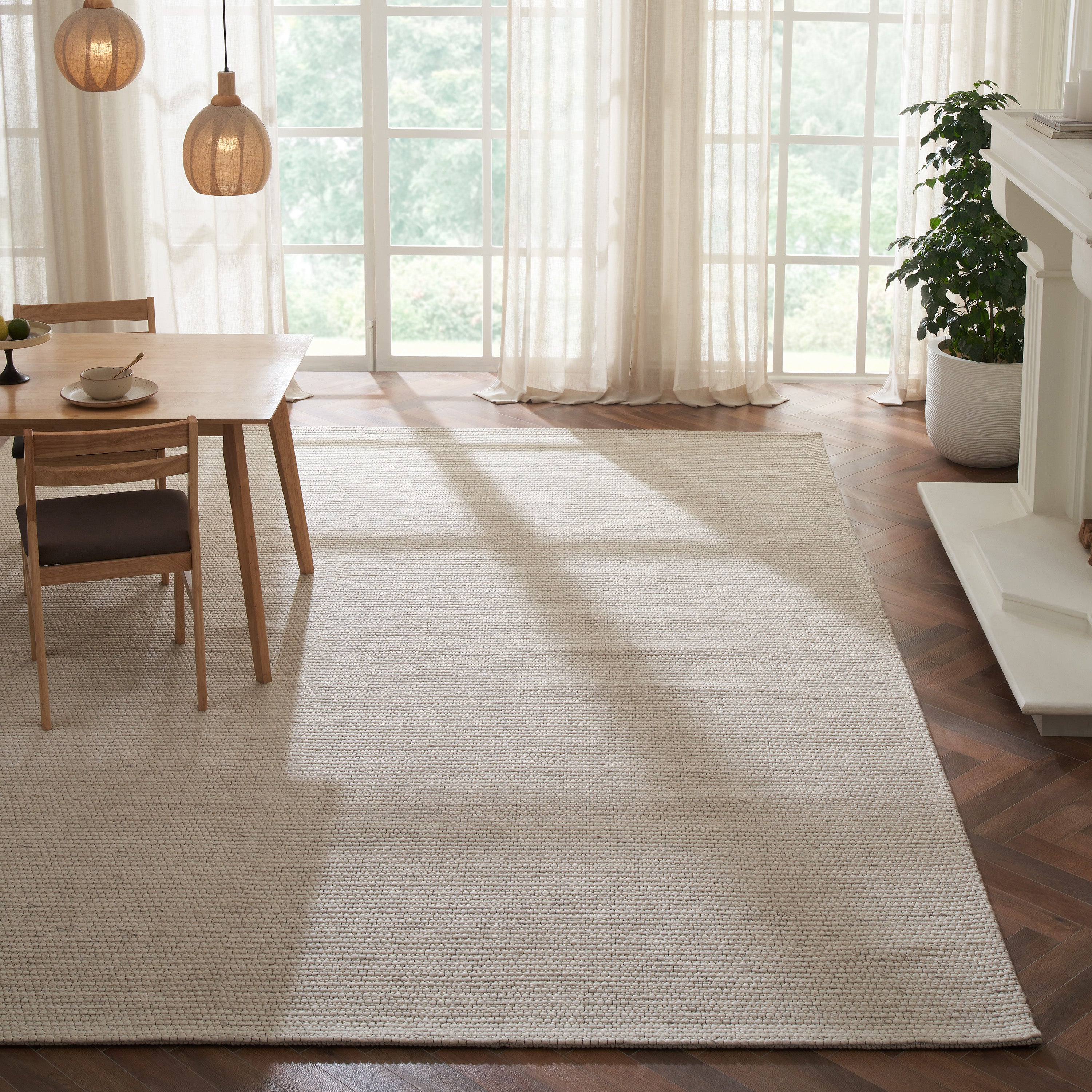 Bedford IV Wool Viscose Area Rug-Carpets-DECOROLALA