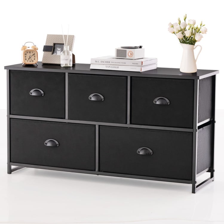 Bedroom Set with 3-Tier Clothes Rack Freestanding Clothing Rack and Dresser Storage Tower-Bedroom Furniture Sets-DECOROLALA