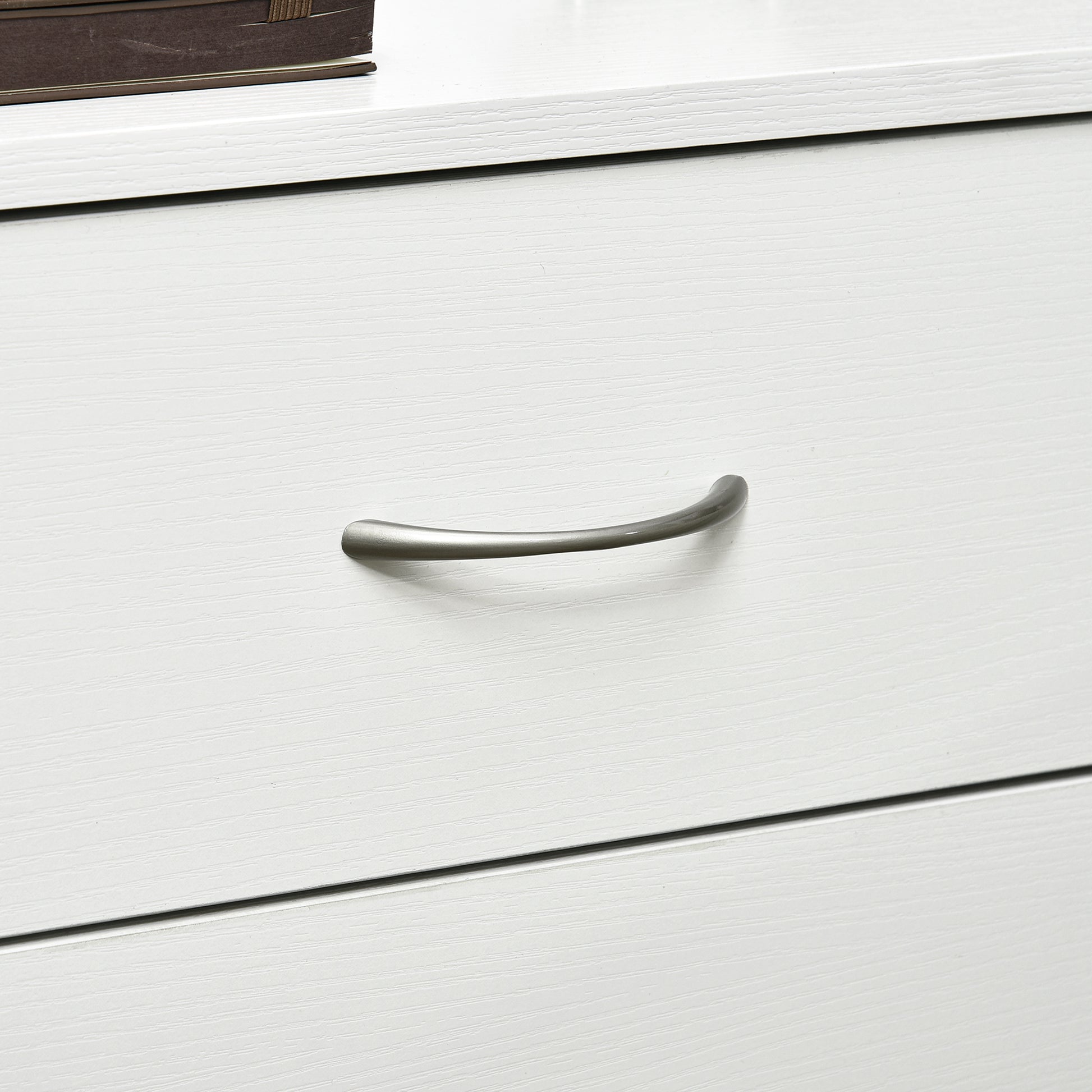 Bedside Table with 3 Drawers, Modern Wood Nightstand, Side End Table for Bedroom, White-Home Furnishings > Bedroom Furniture > Bedside Tables-DECOROLALA
