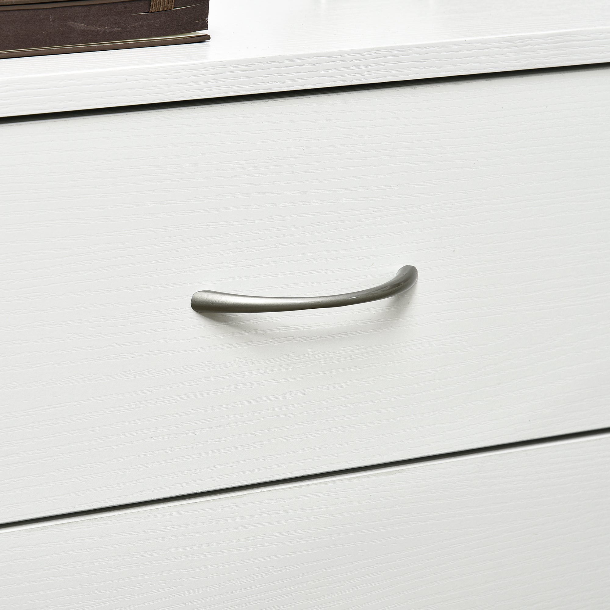 Bedside Table with 3 Drawers, Modern Wood Nightstand, Side End Table for Bedroom, White-Home Furnishings > Bedroom Furniture > Bedside Tables-DECOROLALA