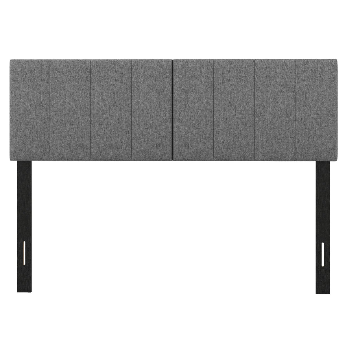 Beige Linen Upholstered Headboard - Adjustable Full/Queen Size-Headboards-DECOROLALA