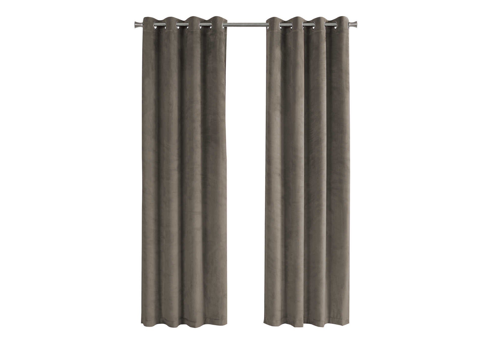 Beige Room Darkening Curtain Panel 52"W x 95"H-Curtain-DECOROLALA