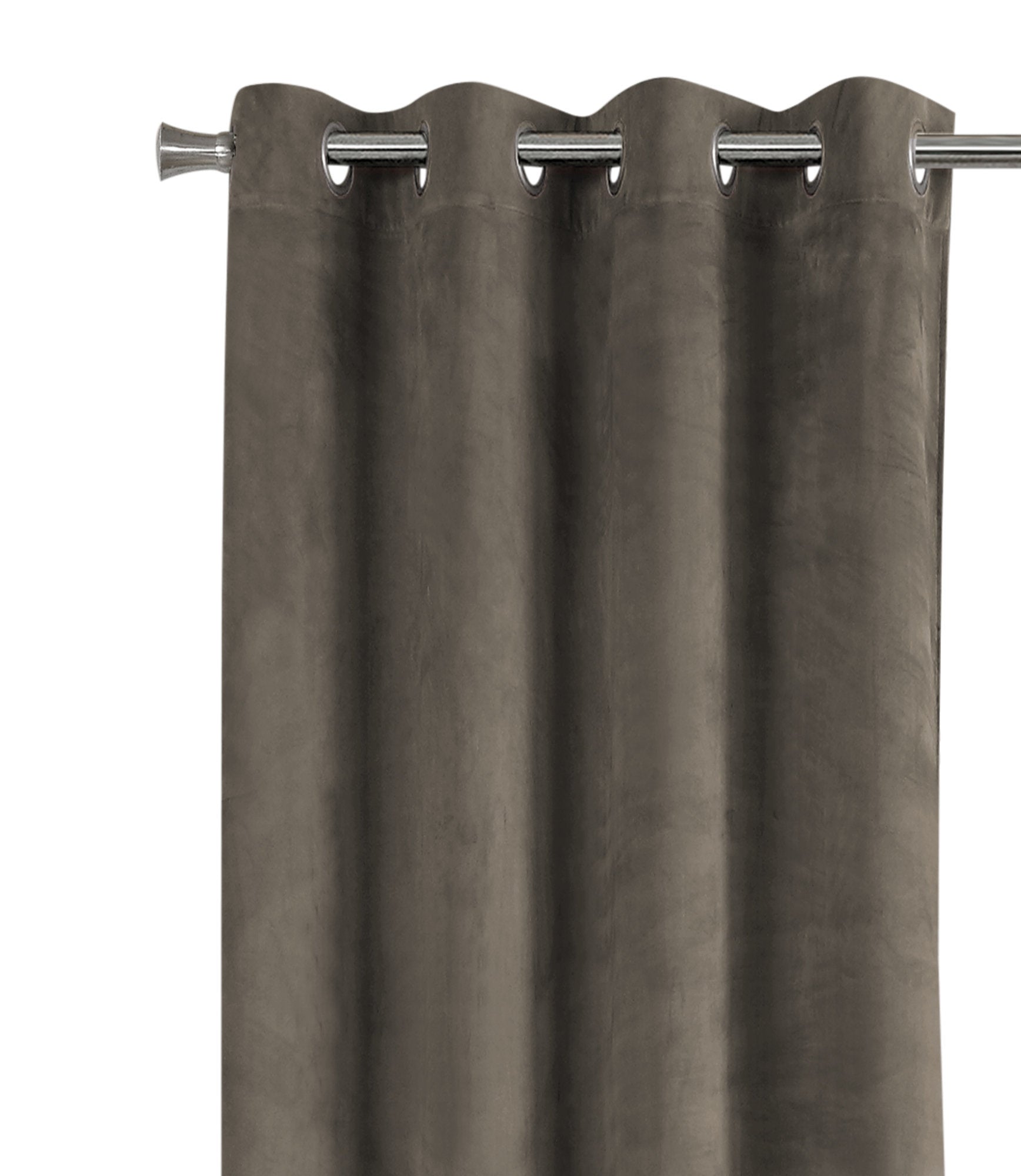 Beige Room Darkening Curtain Panel 52"W x 95"H-Curtain-DECOROLALA