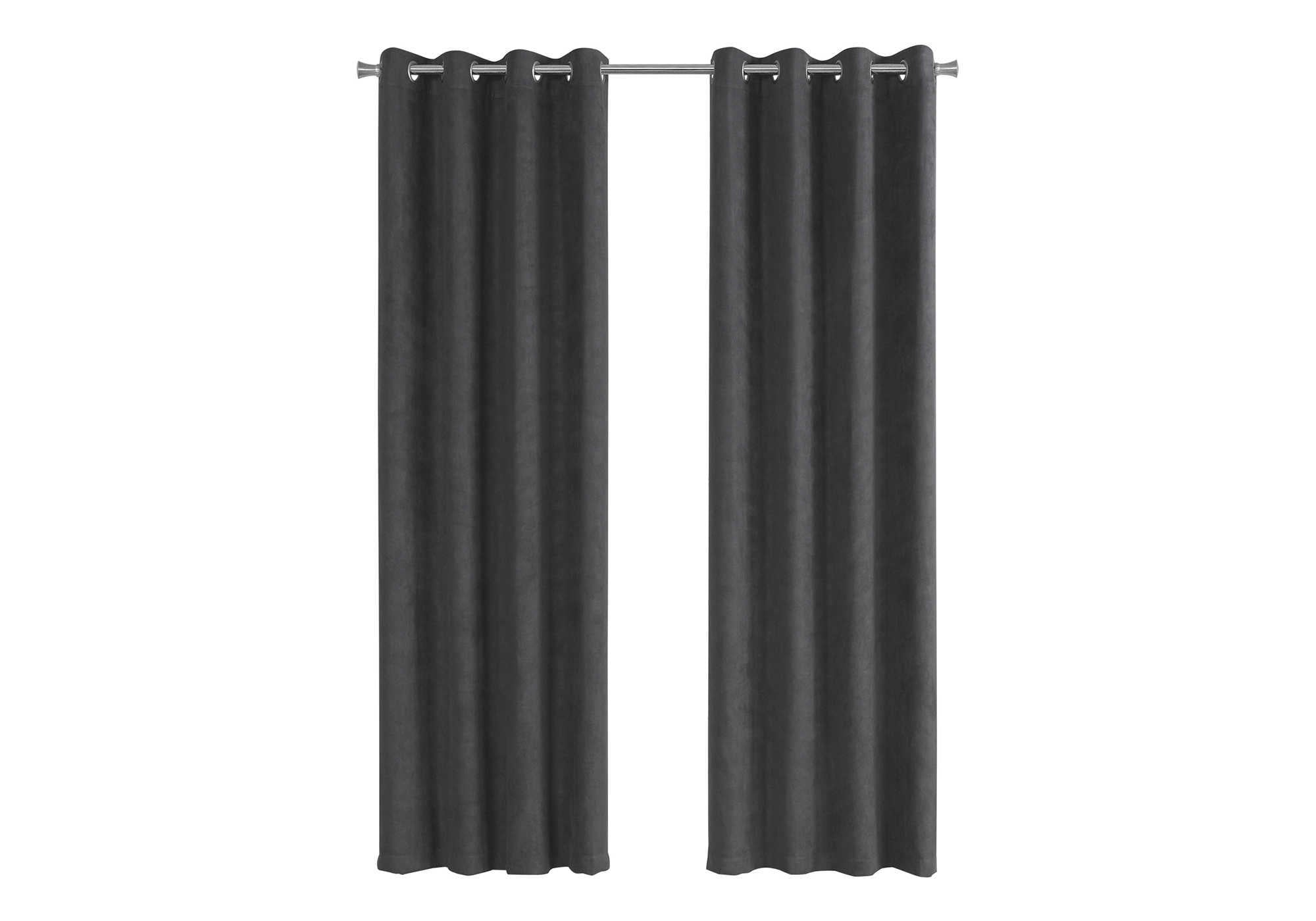 Beige Room Darkening Curtain Panels, 54"W x 84"H, Set of 2-Curtain-DECOROLALA