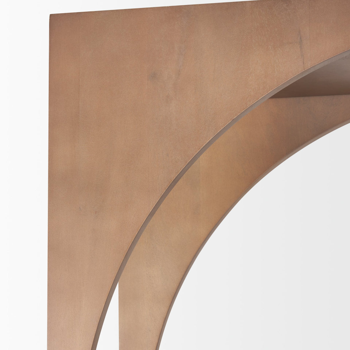 Bela Arched Shelving Unit Medium Brown Wood-Shelving-DECOROLALA