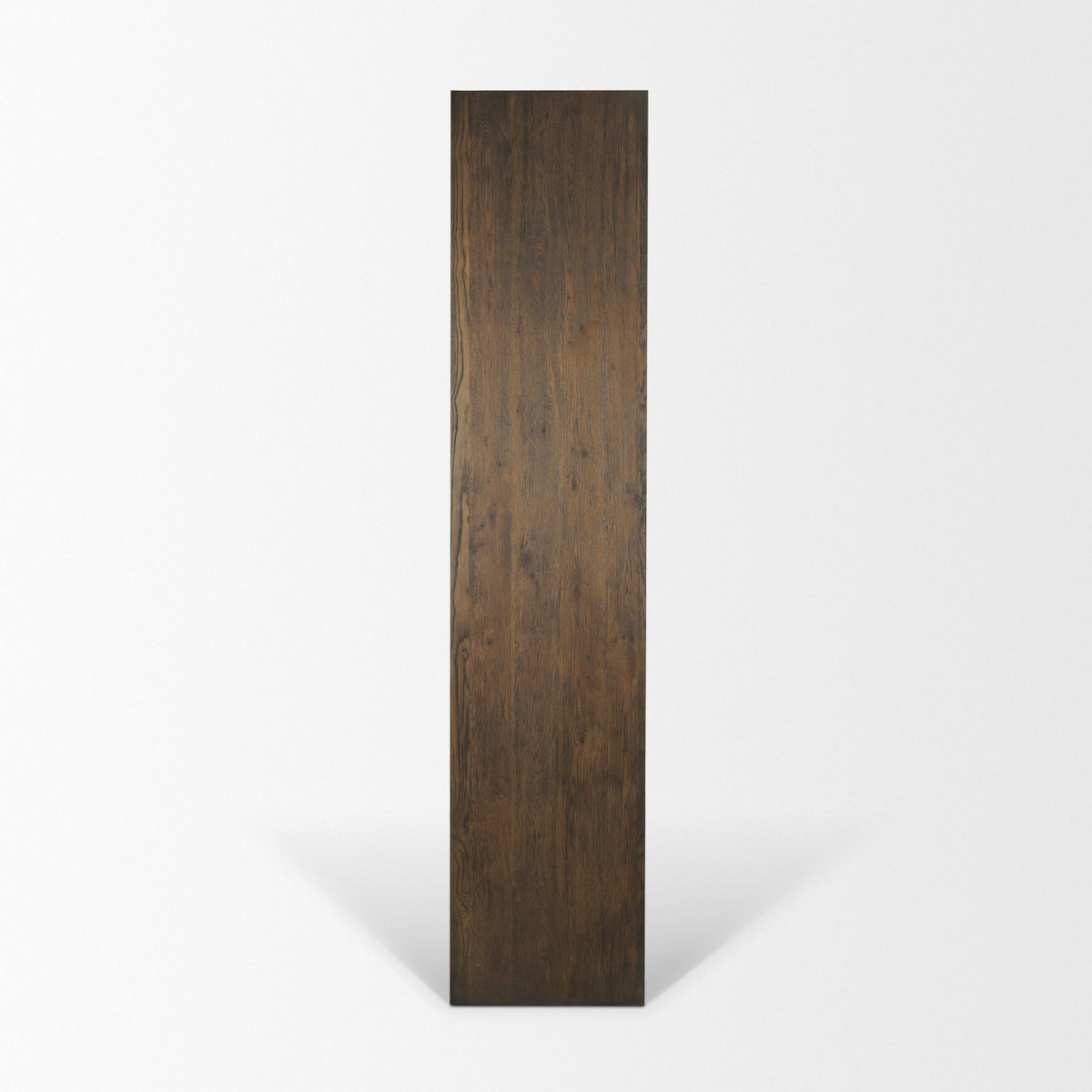 Belford 2-Door Open Dark Brown Oak Wood Shelving Unit-Shelving-DECOROLALA