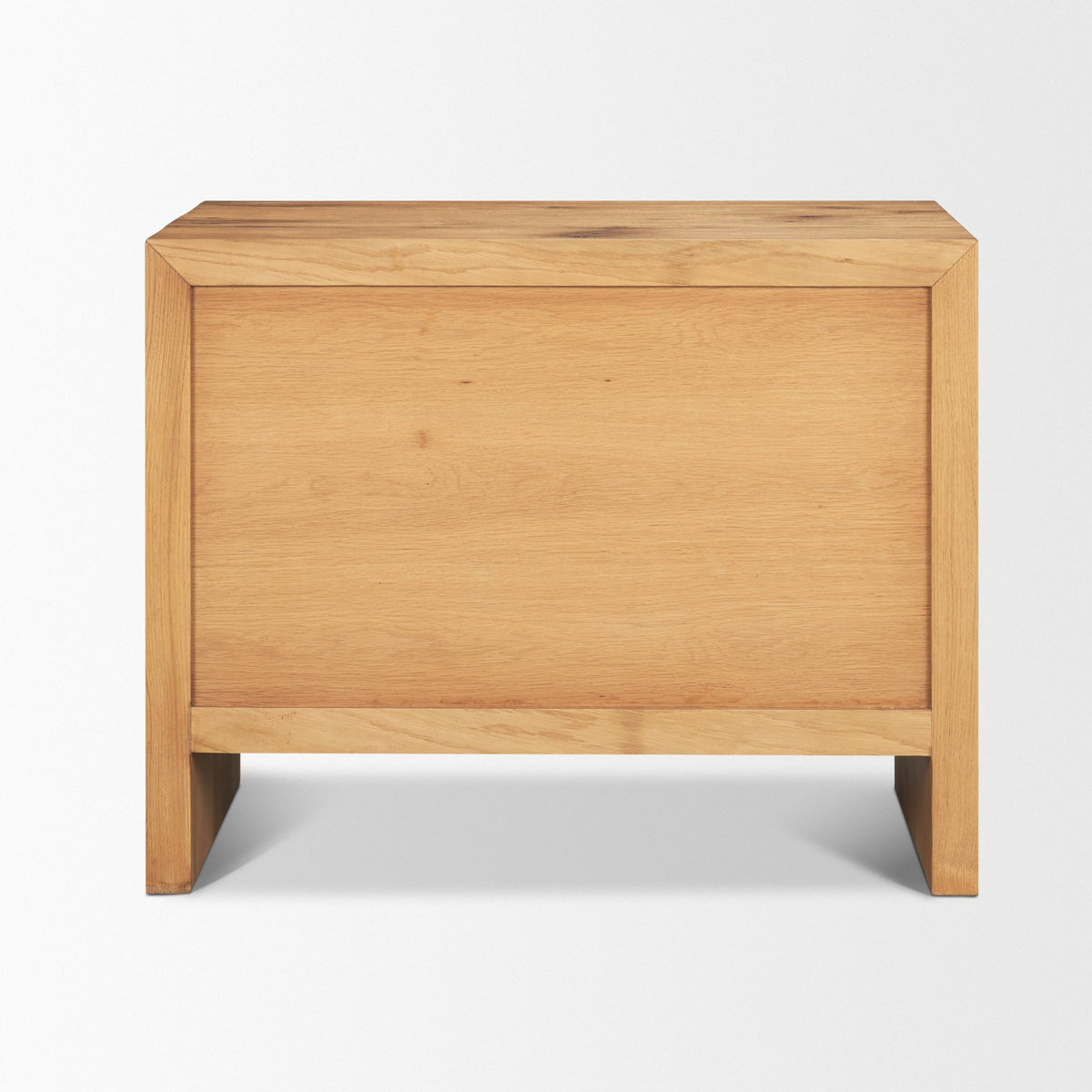 Belford 3-Drawer Oak Wood Closed Nightstand-Accent Cabinets & Chests-DECOROLALA