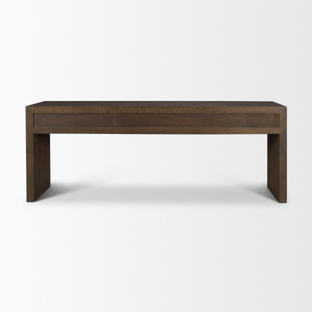 Belford 72" Light Brown Oak Wood Console Table-Console Tables-DECOROLALA