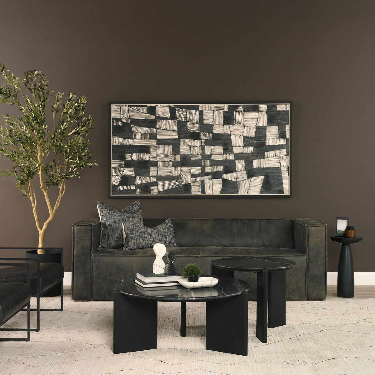 Bellancia Rosso Levanto Marble Pedastal Side Table-End and Side Tables-DECOROLALA