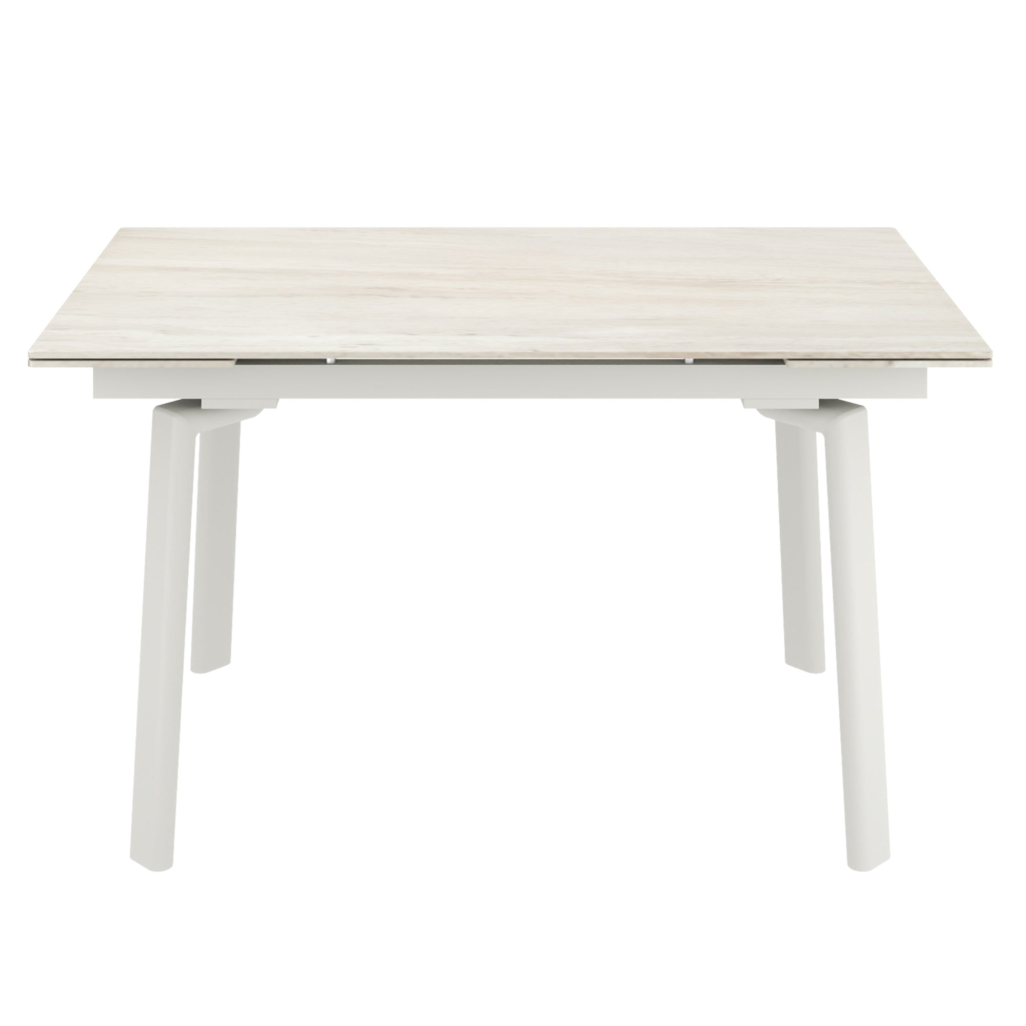 Bellaro Caspian 7-Piece Sintered Stone Dining Set - Cream-DECOROLALA