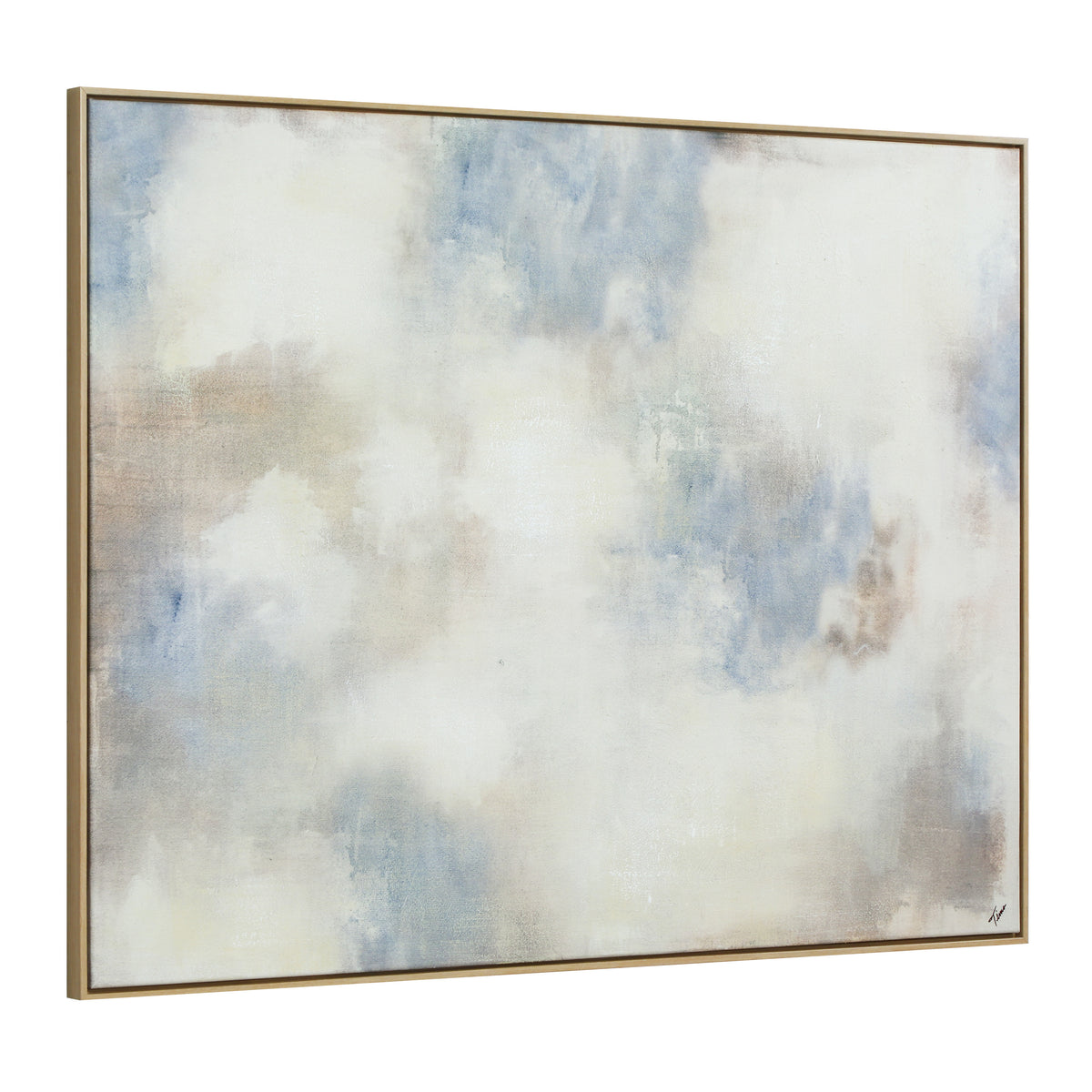 Bellis 48" H x 36" W Canvas Art, Blue-Canvas Prints-DECOROLALA