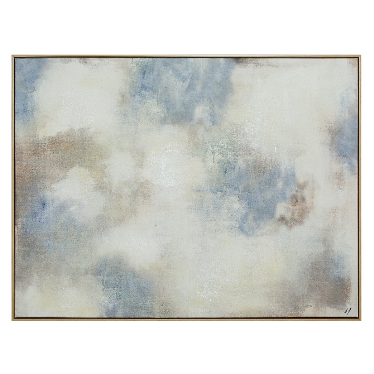 Bellis 48" H x 36" W Canvas Art, Blue-Canvas Prints-DECOROLALA