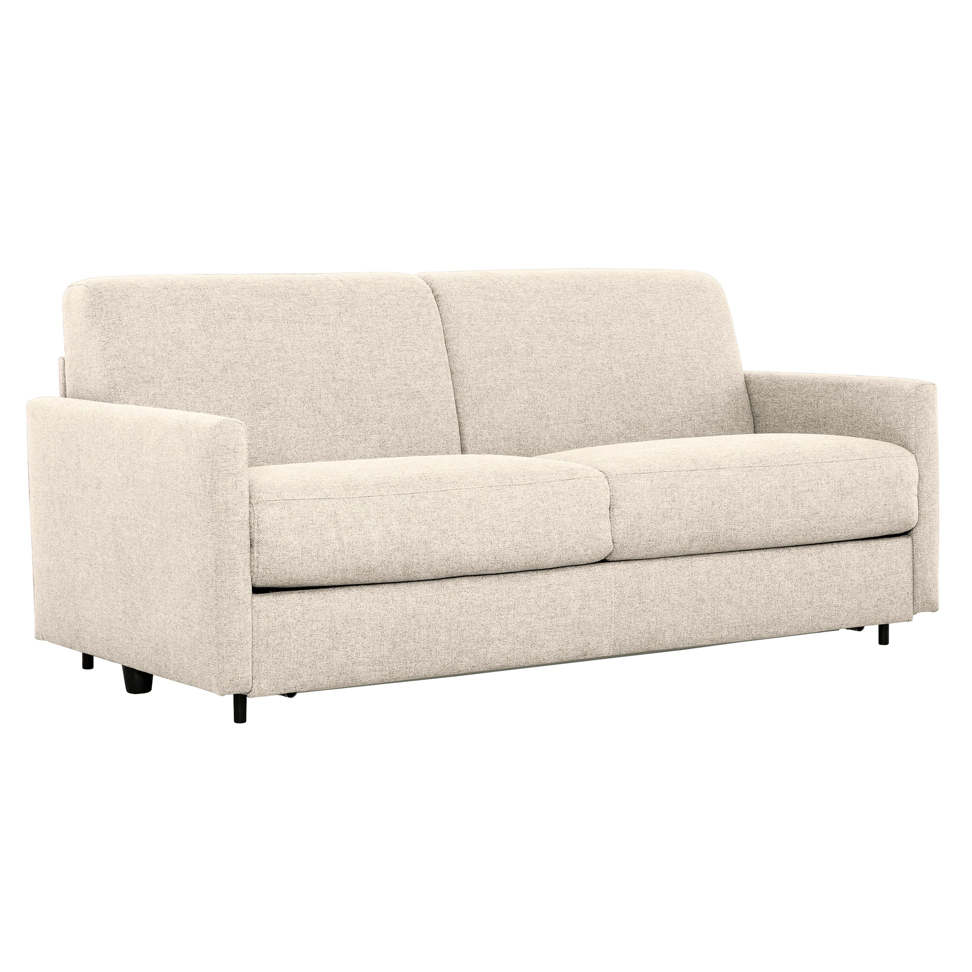 Bennett 70 in. Full Sofa Bed with Memory Foam Mattress - Beige-Living Room-DECOROLALA
