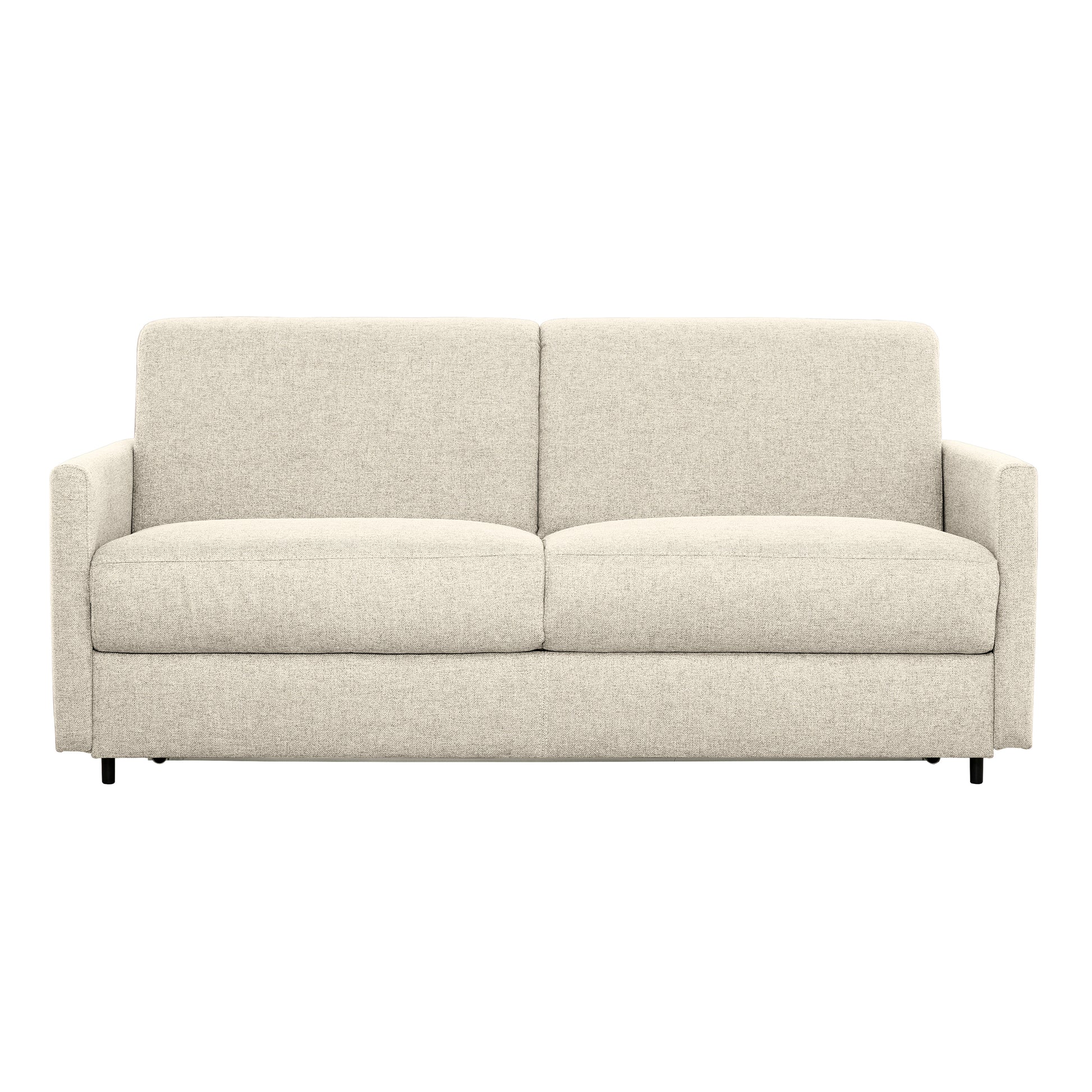 Bennett 70 in. Full Sofa Bed with Memory Foam Mattress - Beige-Living Room-DECOROLALA