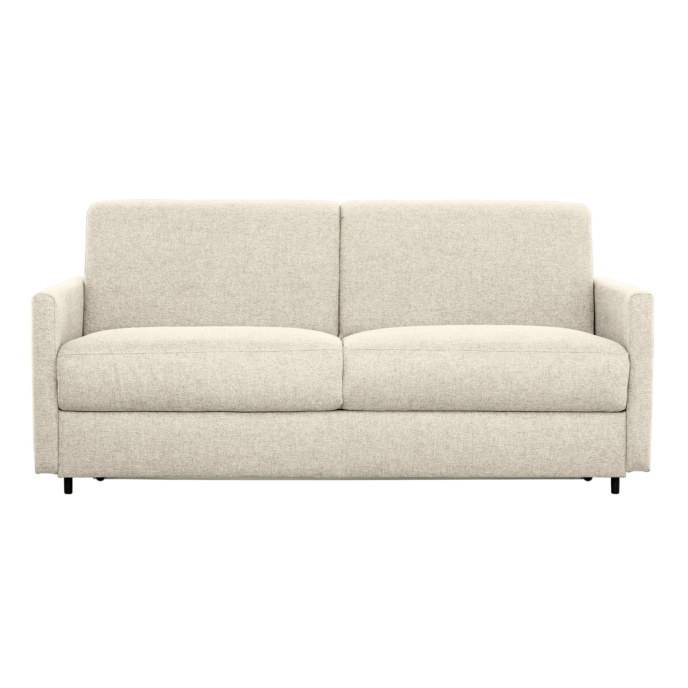 Bennett 70 in. Full Sofa Bed with Memory Foam Mattress - Beige-Living Room-DECOROLALA